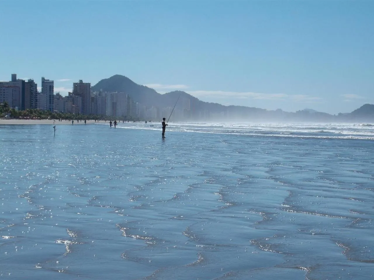 Natural landscape in Apê Temporada Praia Grande SP Completo com Piscina, Churrasqueira, Estacionamento, Wi-Fi