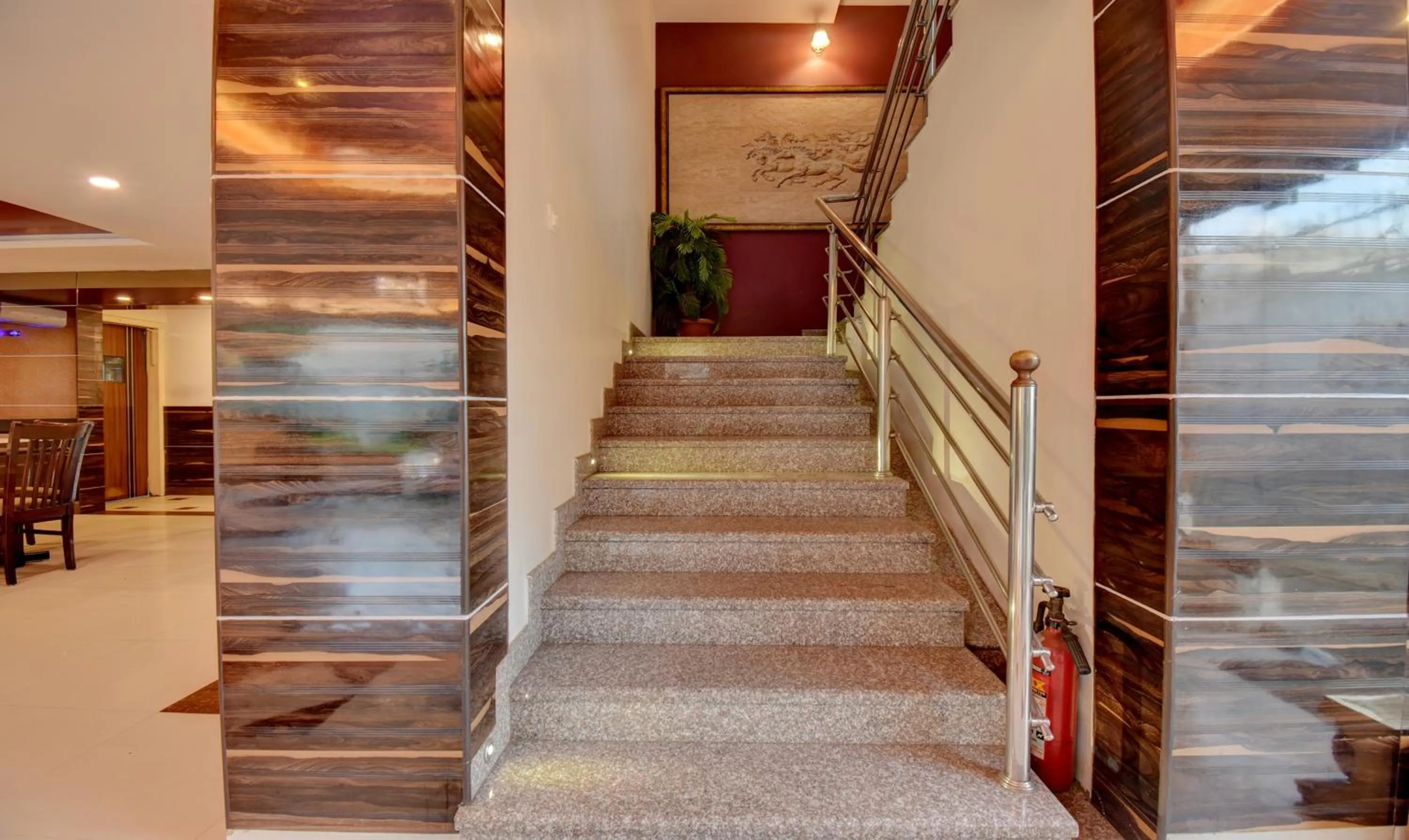 Lobby or reception in Treebo Raj Elegance Manyata Tech Park