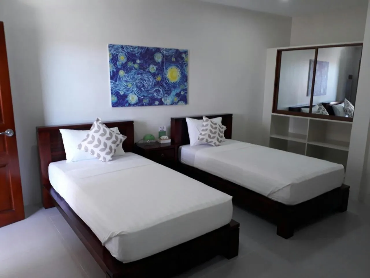 Bed in Nirvana Resort Puerto Galera