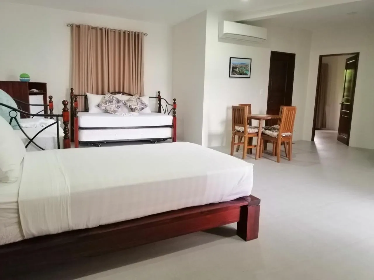 Bed in Nirvana Resort Puerto Galera