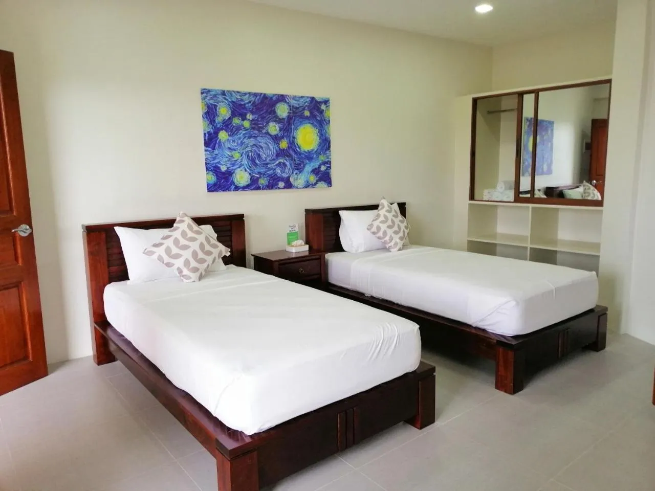 Bed in Nirvana Resort Puerto Galera