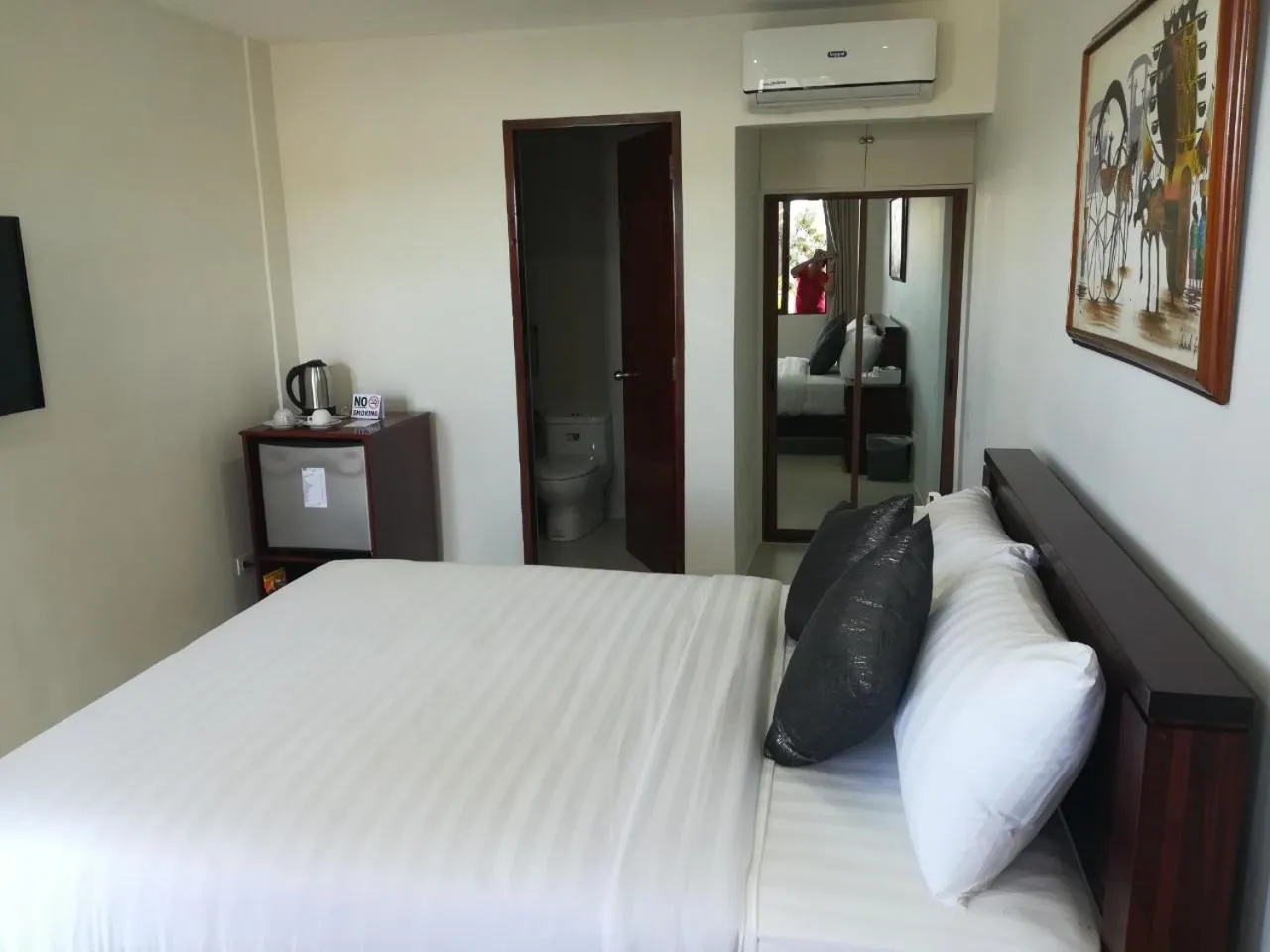 Bed in Nirvana Resort Puerto Galera