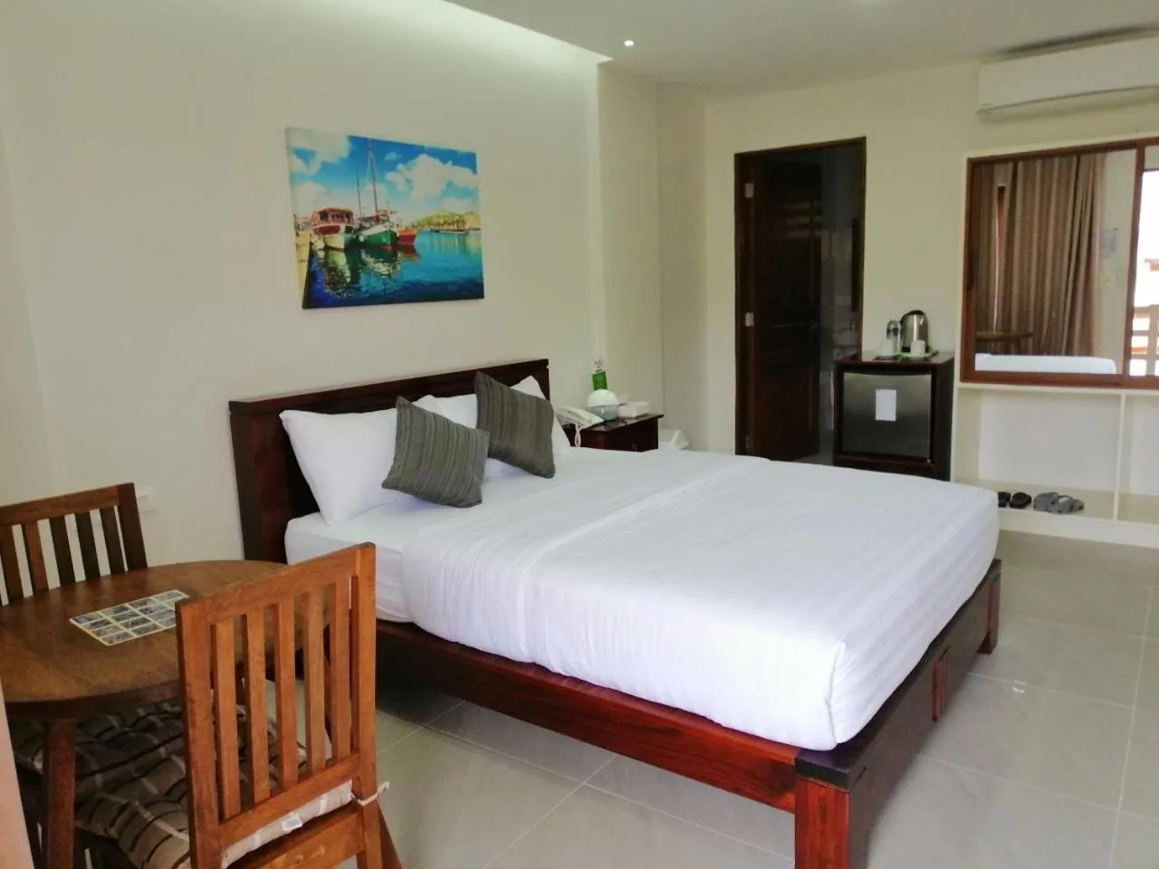 Bed in Nirvana Resort Puerto Galera