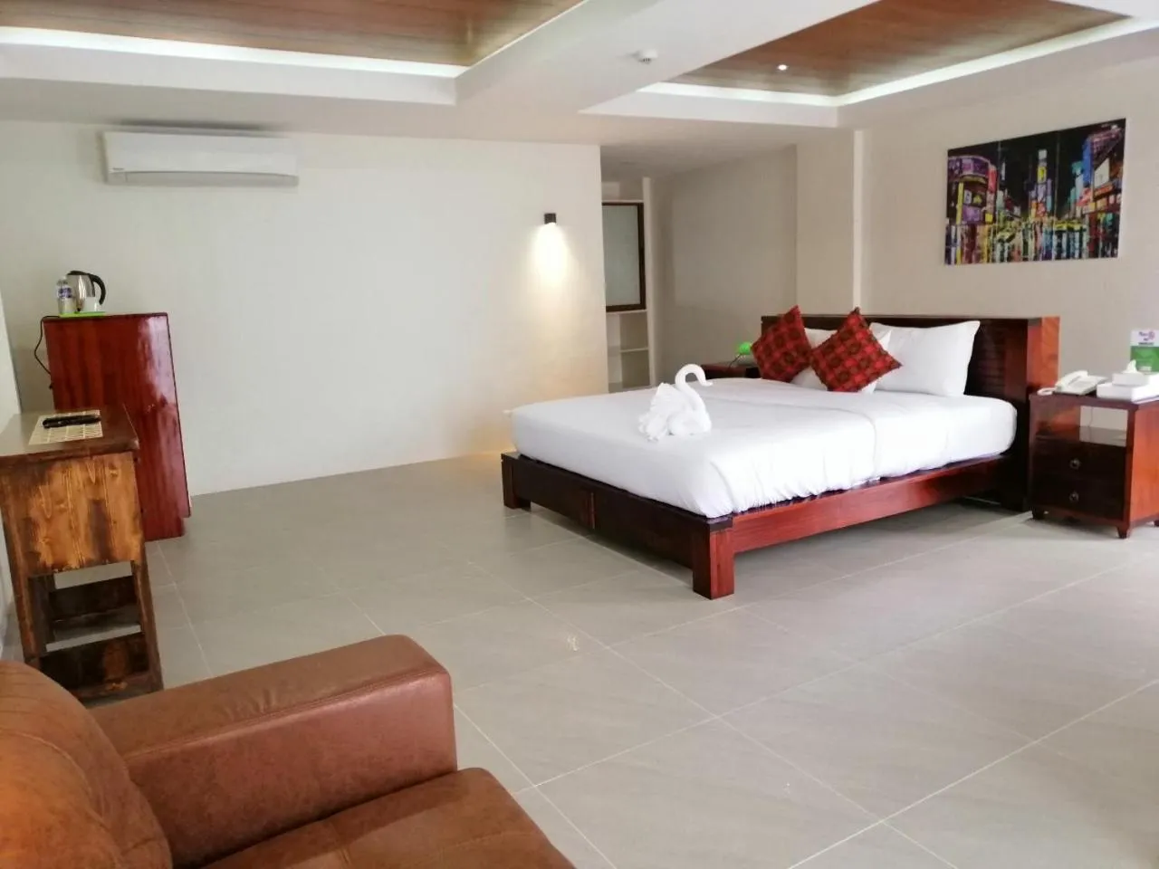 Bed in Nirvana Resort Puerto Galera