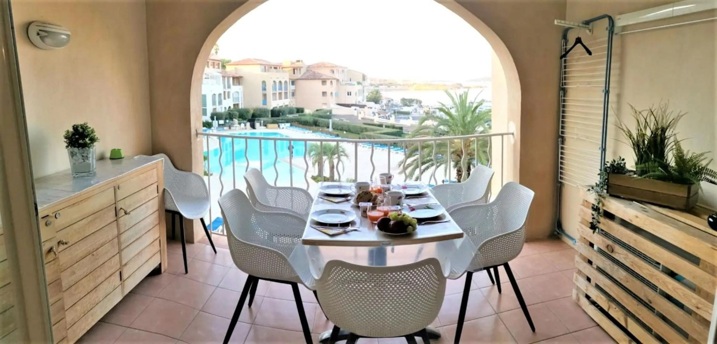 Balcony/Terrace in Les rivages de Coudoulière