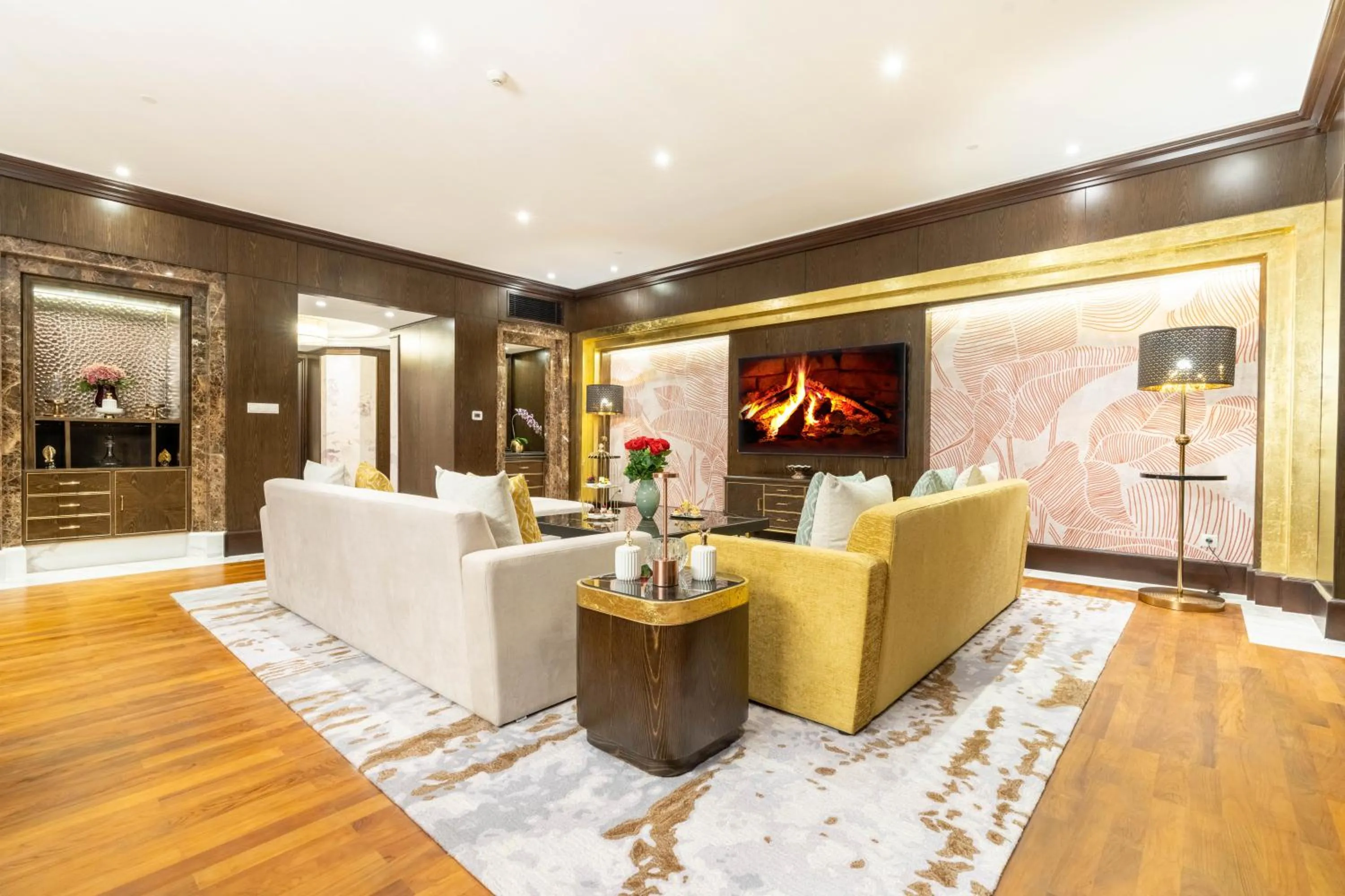 Seating area in Wyndham Casablanca Jakarta