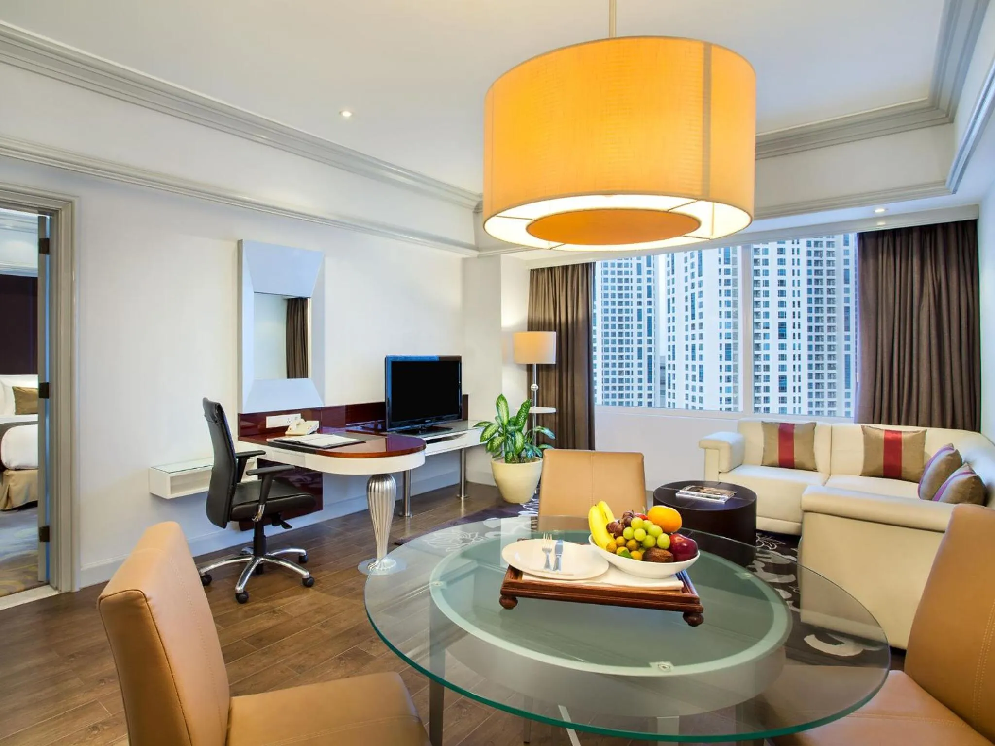 Dining area in Wyndham Casablanca Jakarta