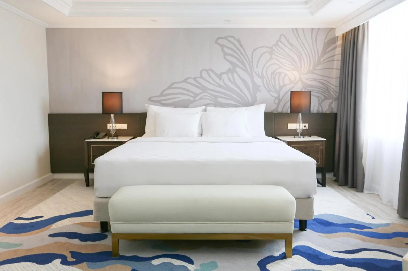 Bed in Wyndham Casablanca Jakarta