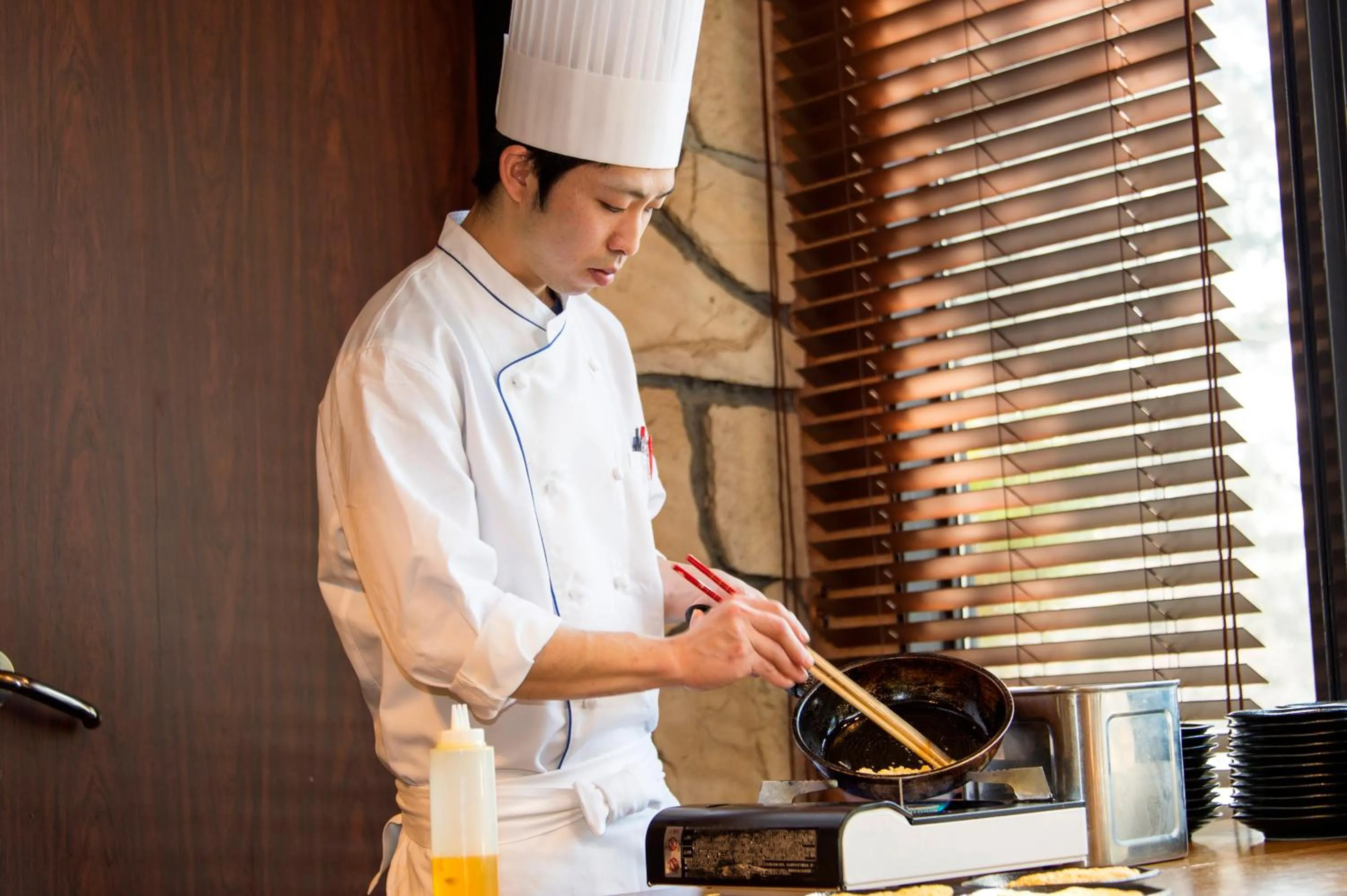 Staff in Hakuba Mominoki Hotel