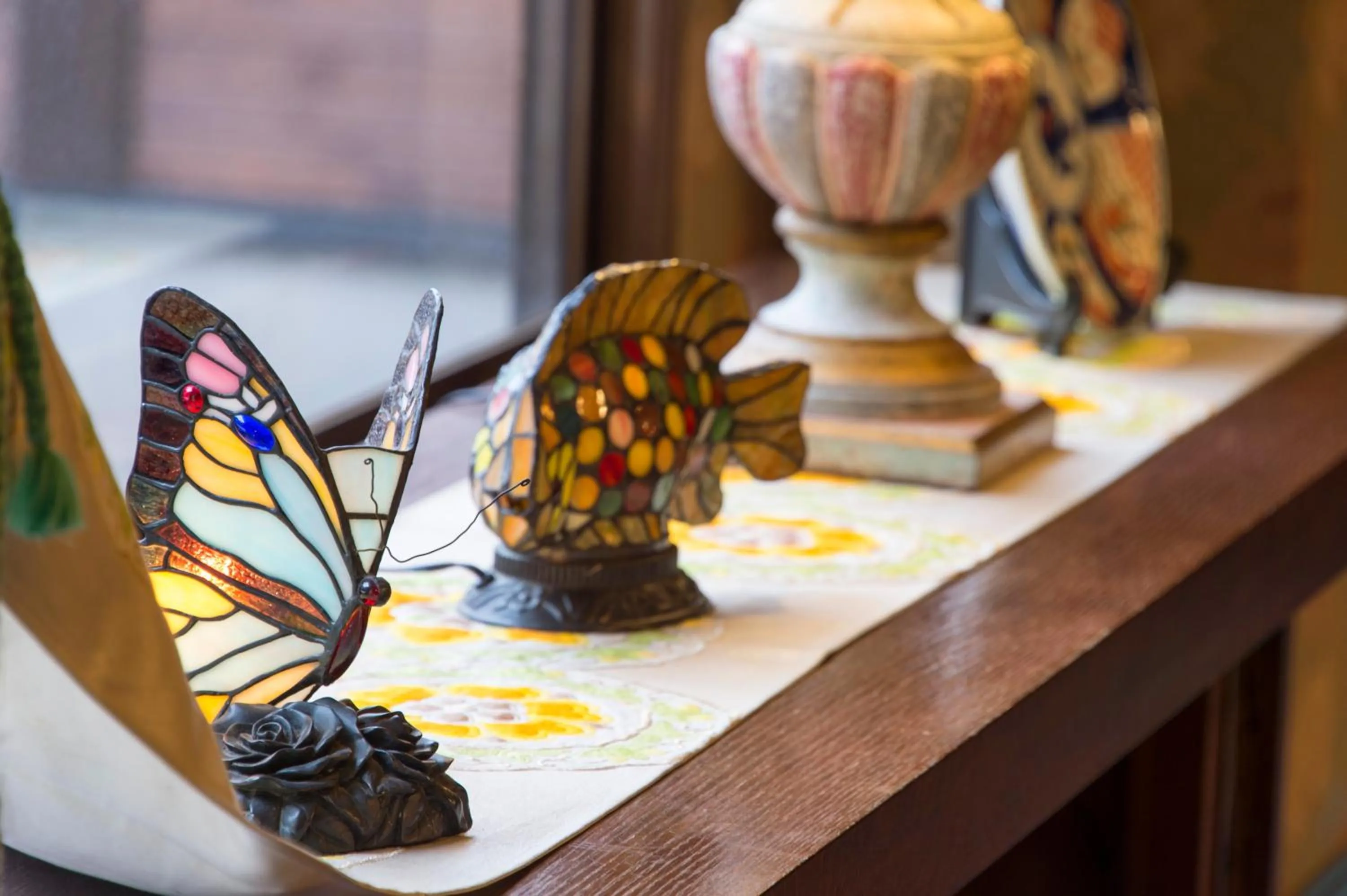 Decorative detail in Hakuba Mominoki Hotel