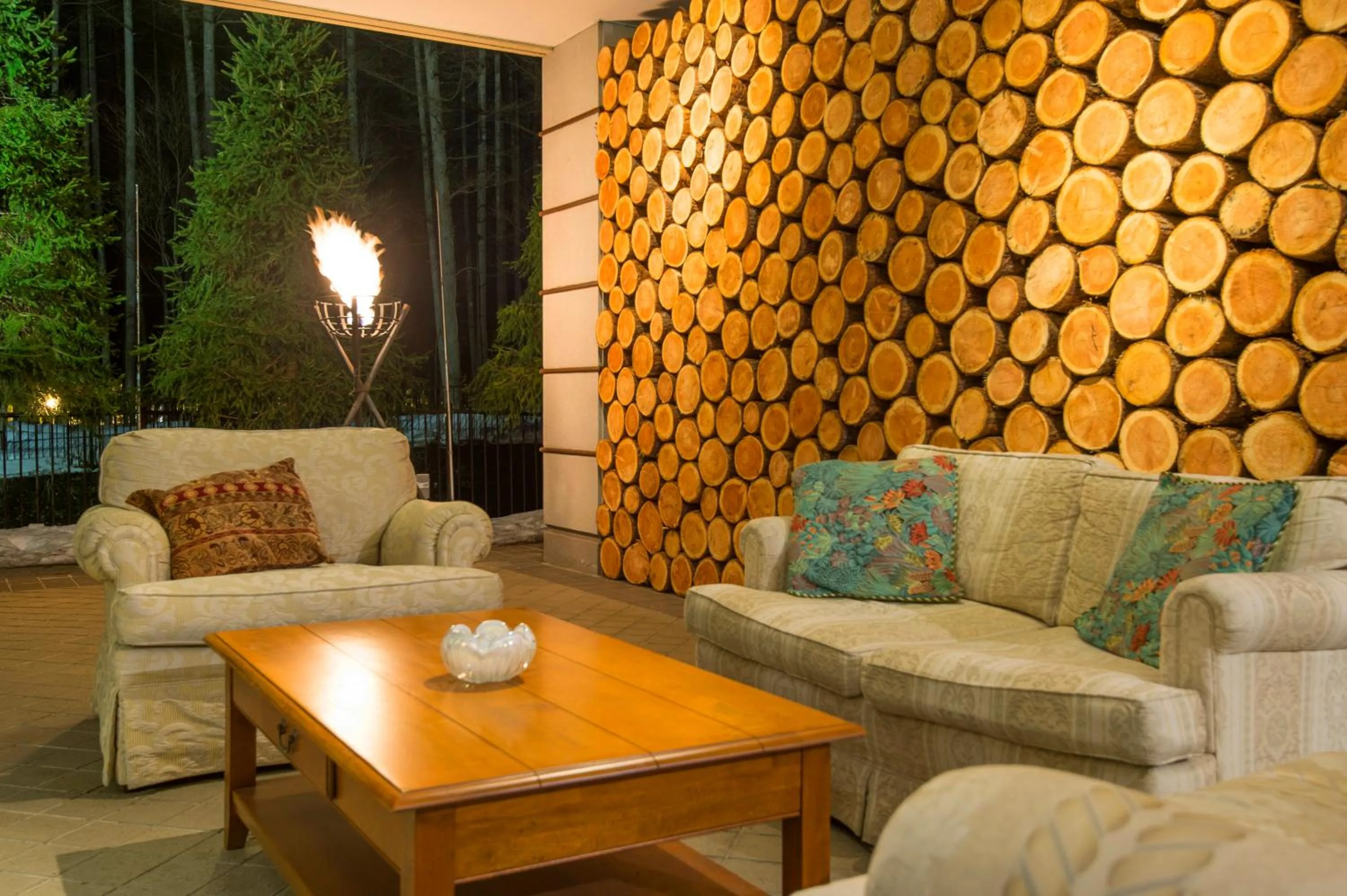 Patio in Hakuba Mominoki Hotel