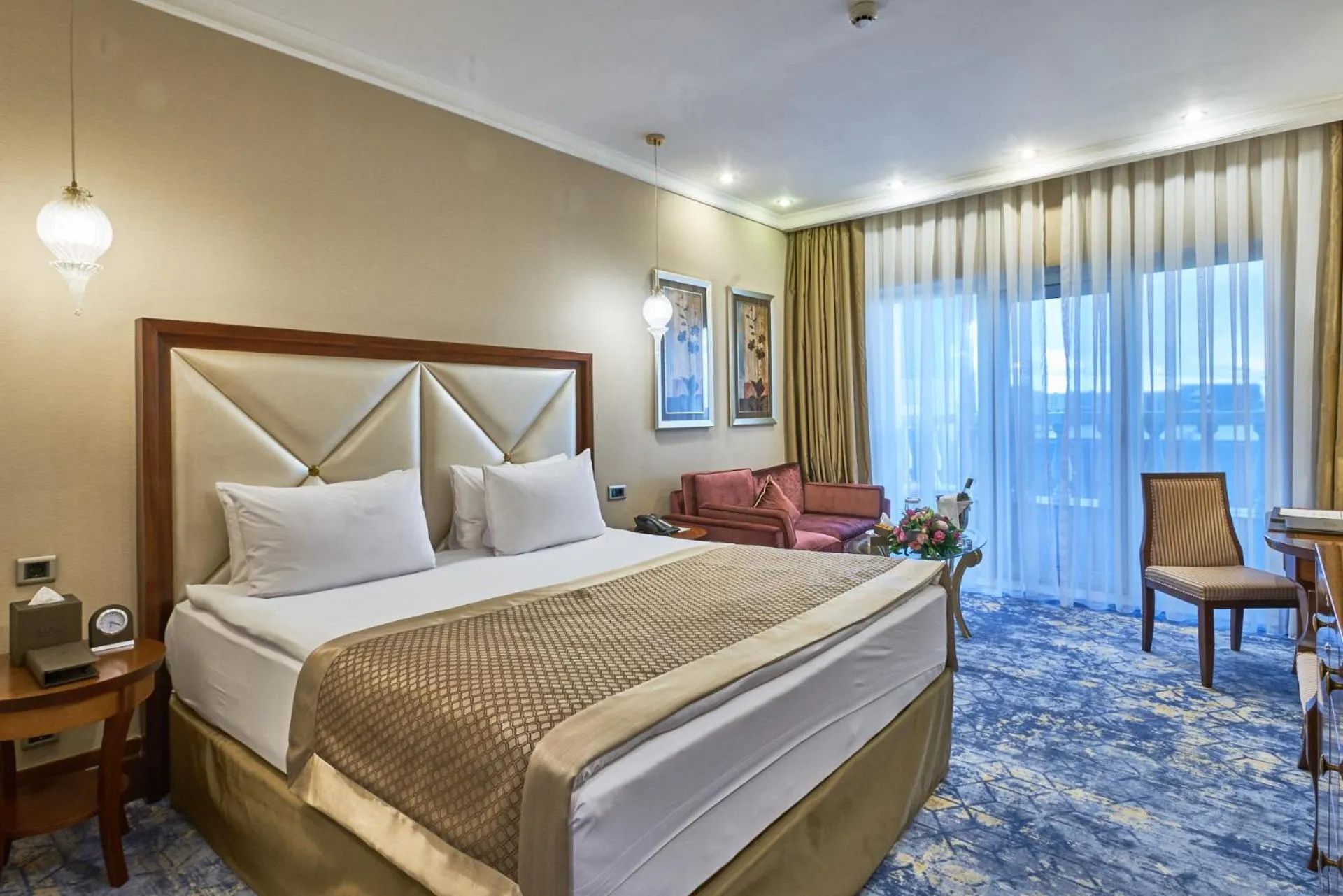 Bed in Rixos President Hotel Astana