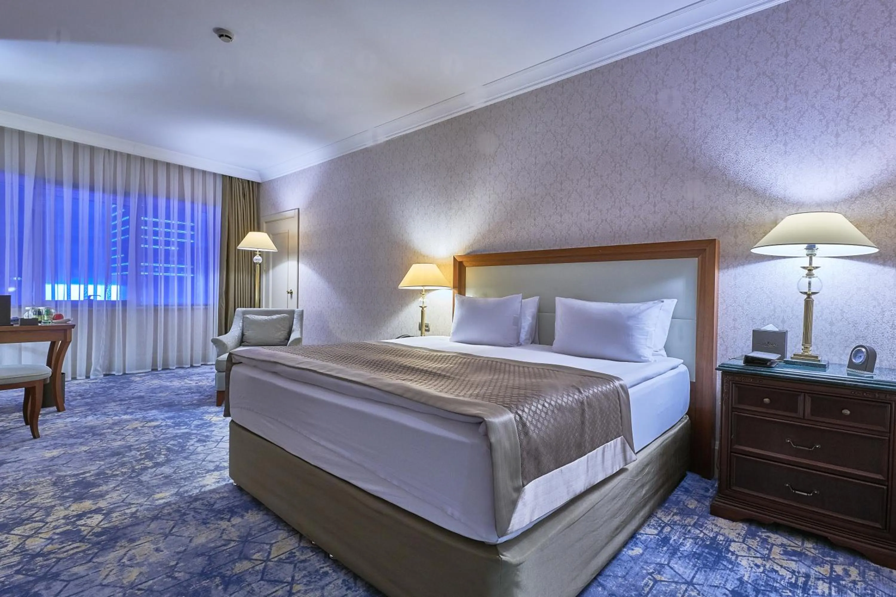 Bed in Rixos President Hotel Astana