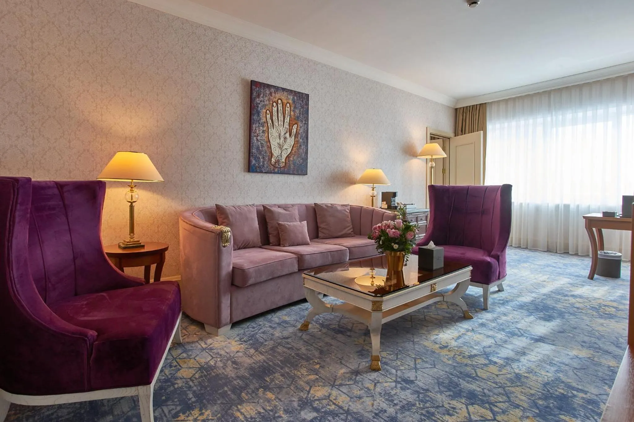 Living room in Rixos President Hotel Astana