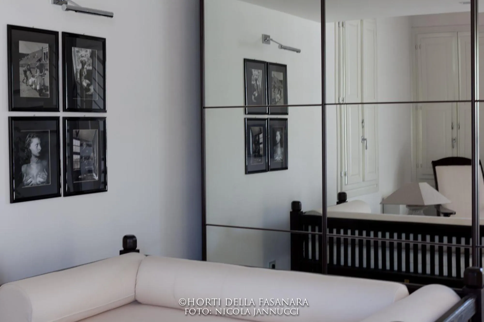 Decorative detail, Bed in Horti Della Fasanara