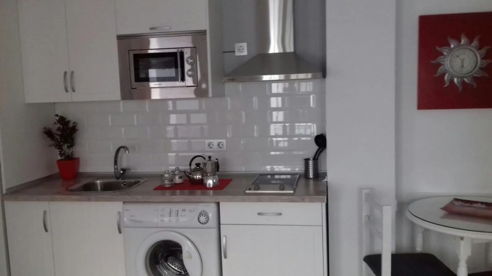 Kitchen or kitchenette in Pompeyos Viviendas Vacacionales