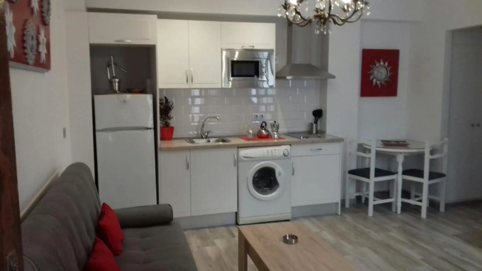 Kitchen or kitchenette in Pompeyos Viviendas Vacacionales