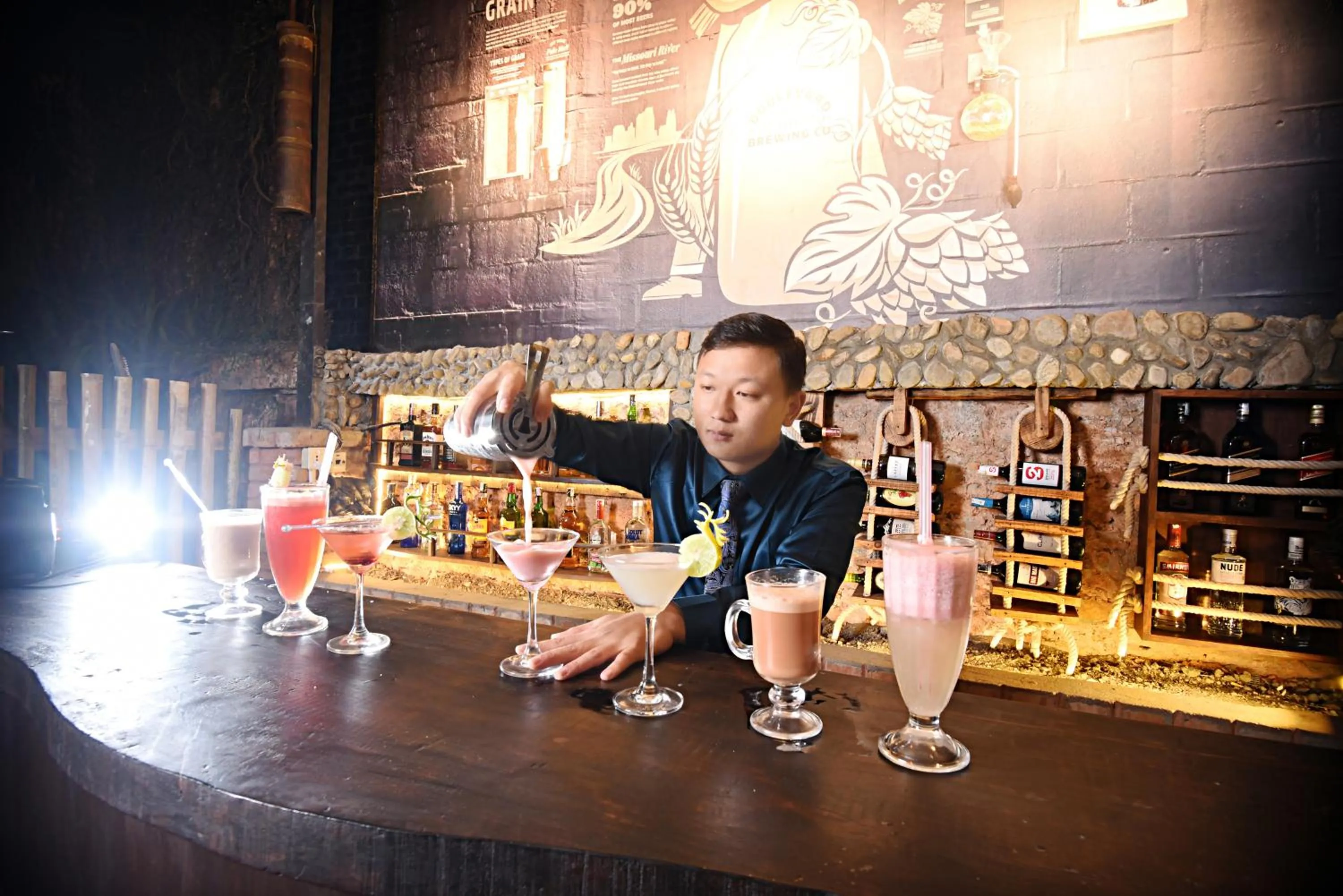 Lounge or bar in Nirvana Boutique Hotel