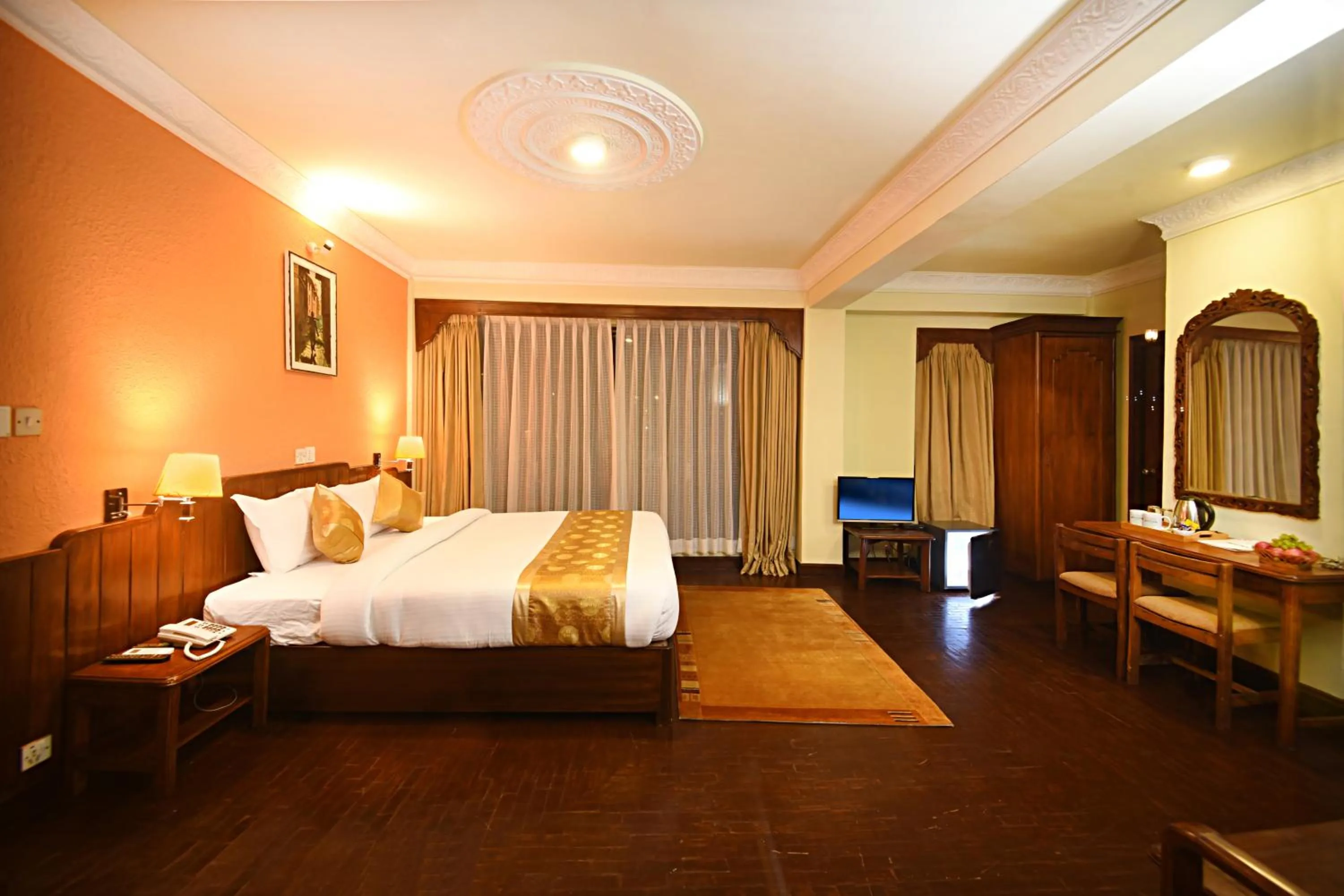 Bed in Nirvana Boutique Hotel