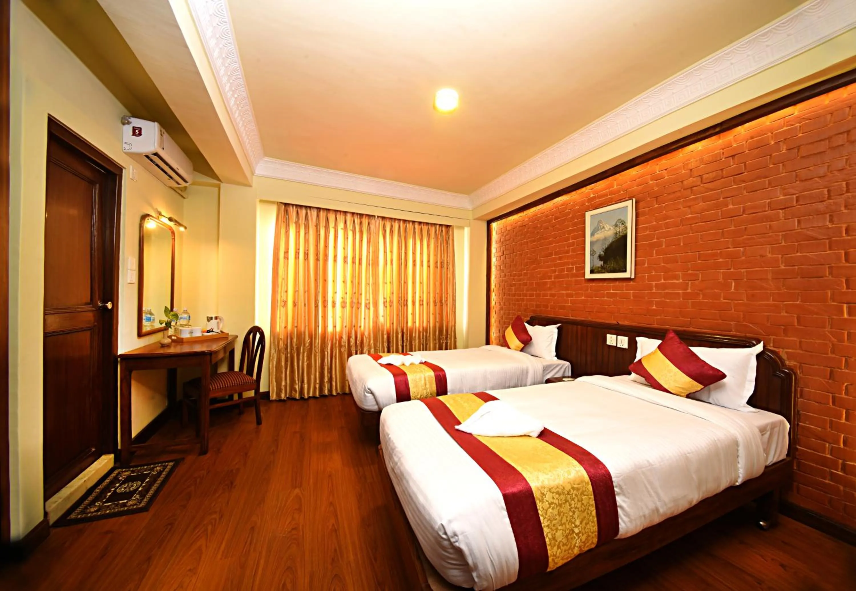 Bed in Nirvana Boutique Hotel