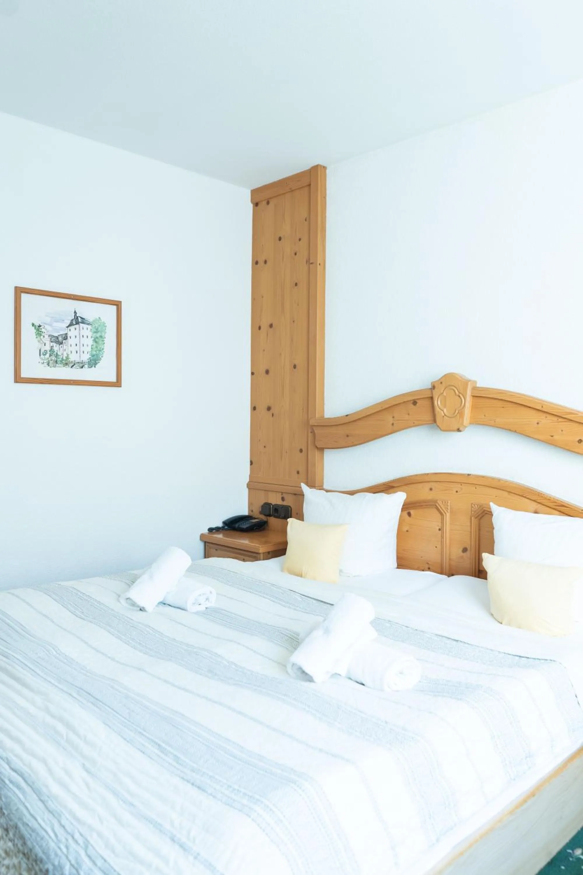 Bed in Landhotel & Restaurant Kains Hof