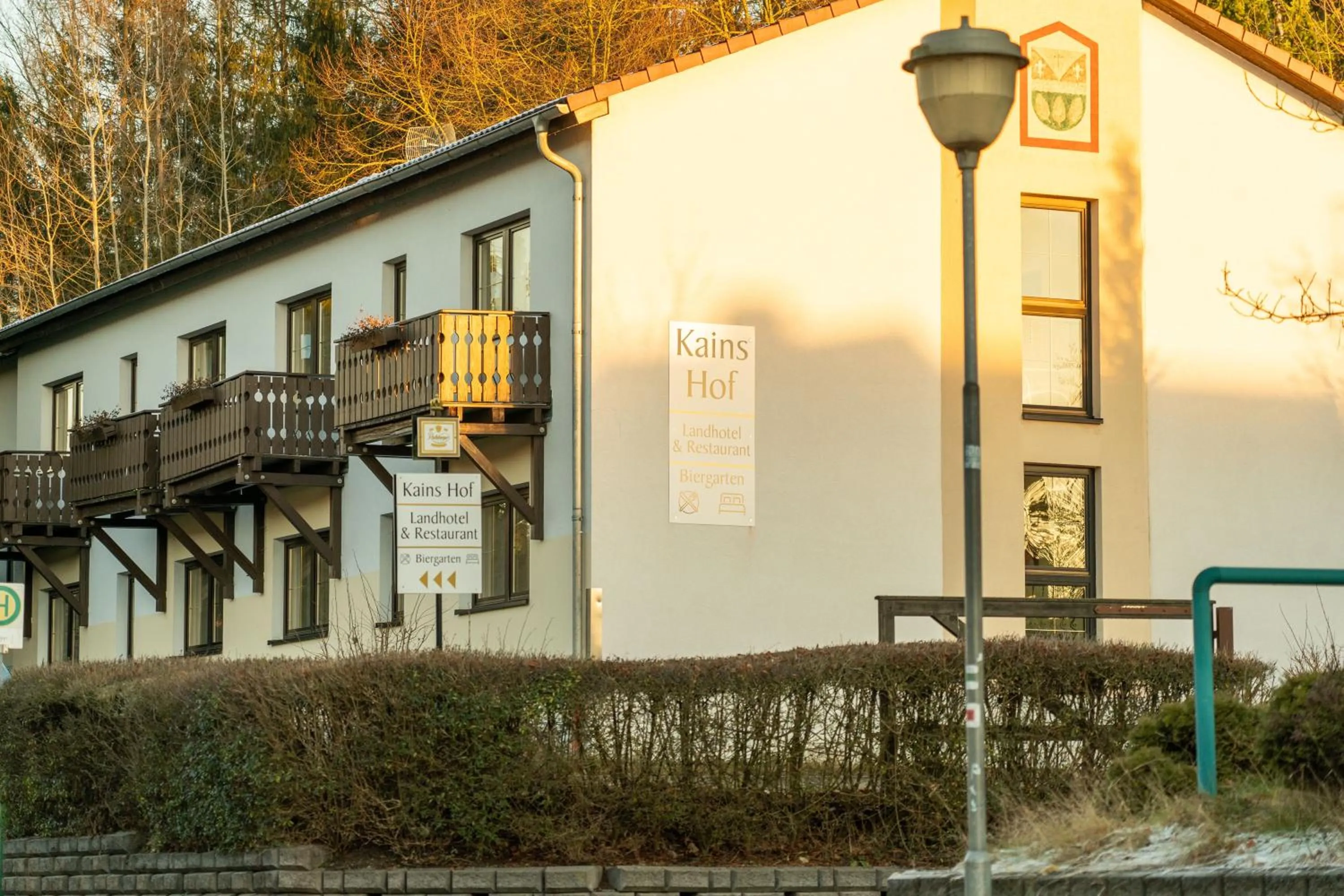 Property building in Landhotel & Restaurant Kains Hof