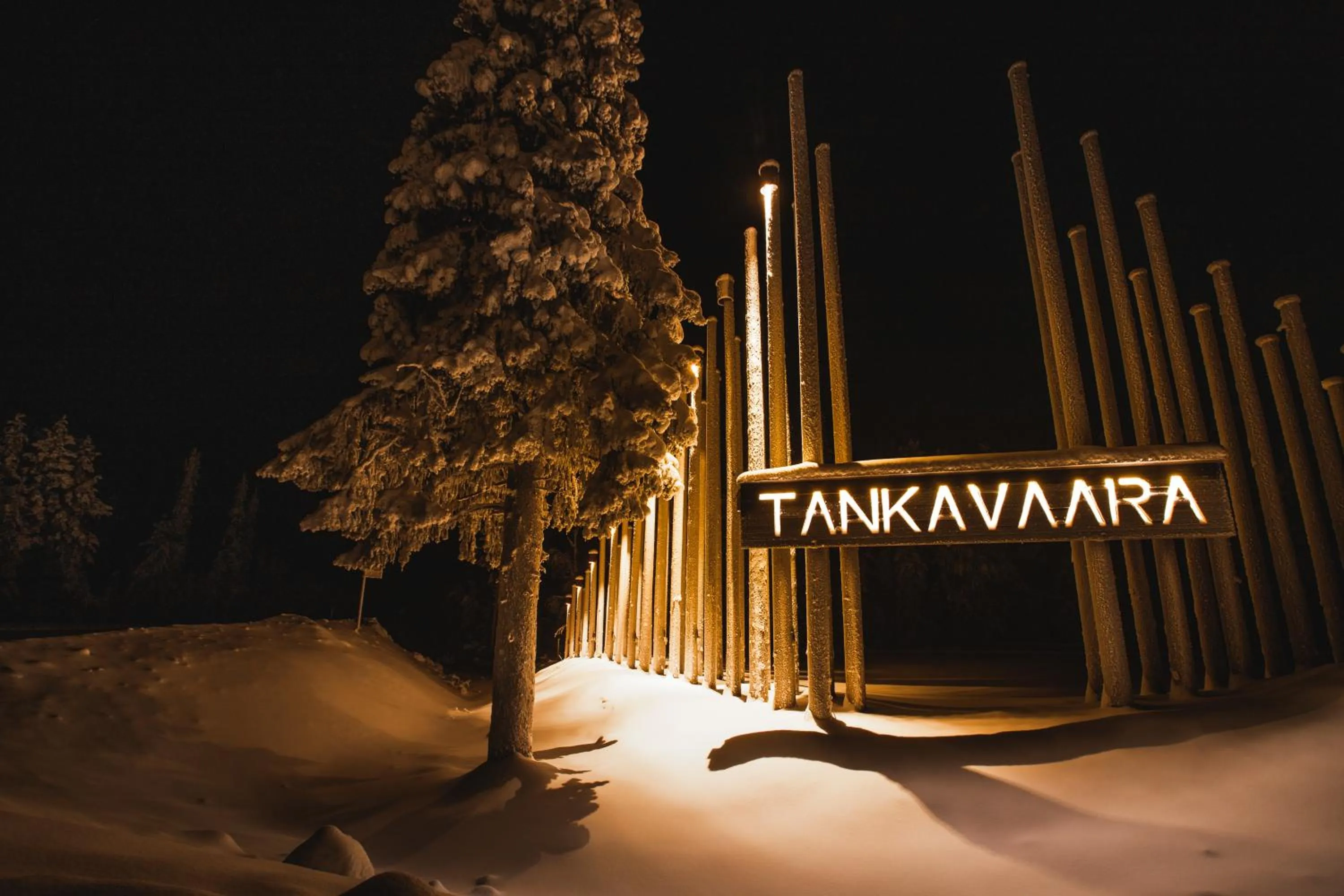 Neighbourhood in Tankavaara Gold Village