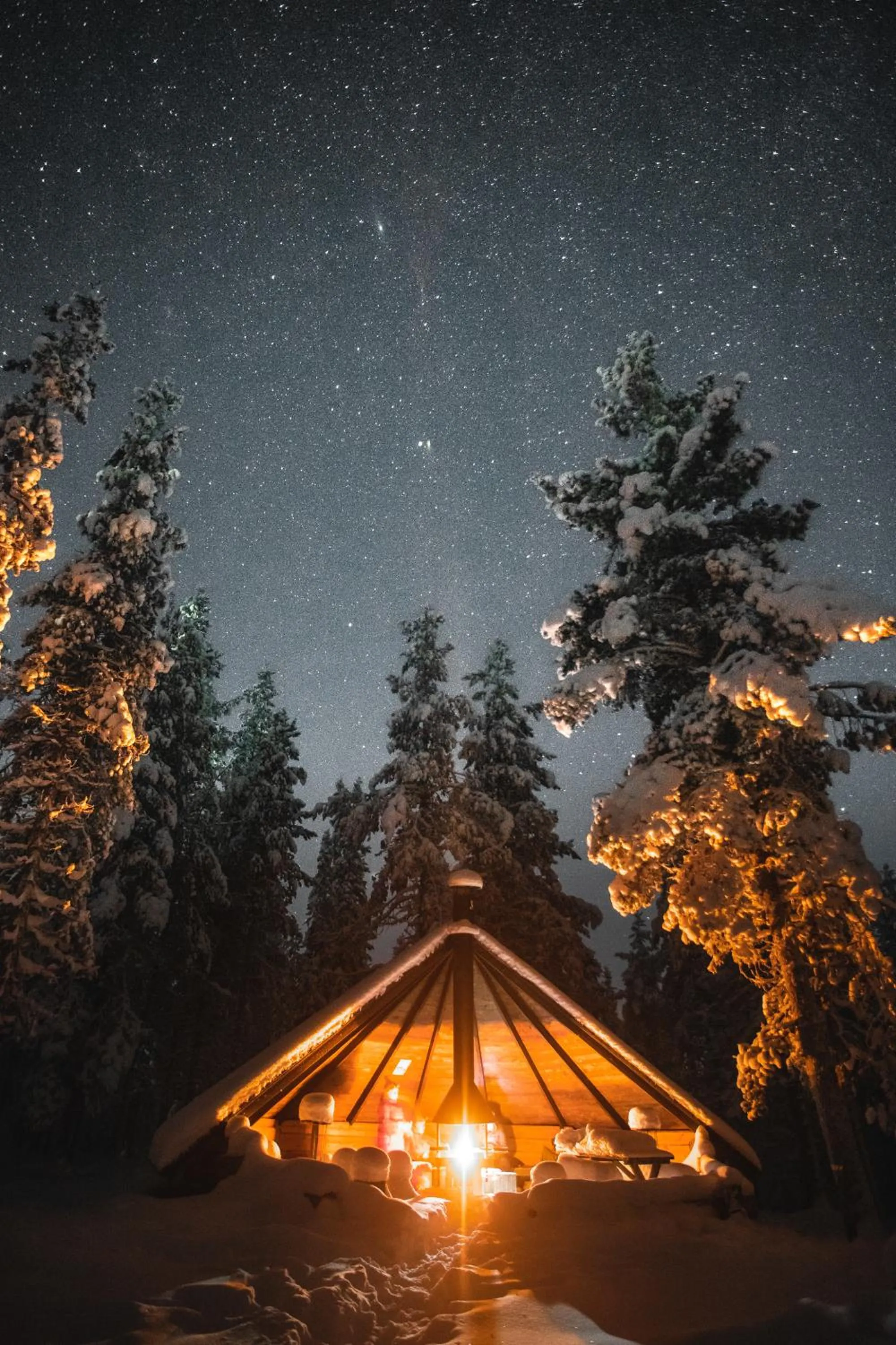 Neighbourhood in Tankavaara Gold Village