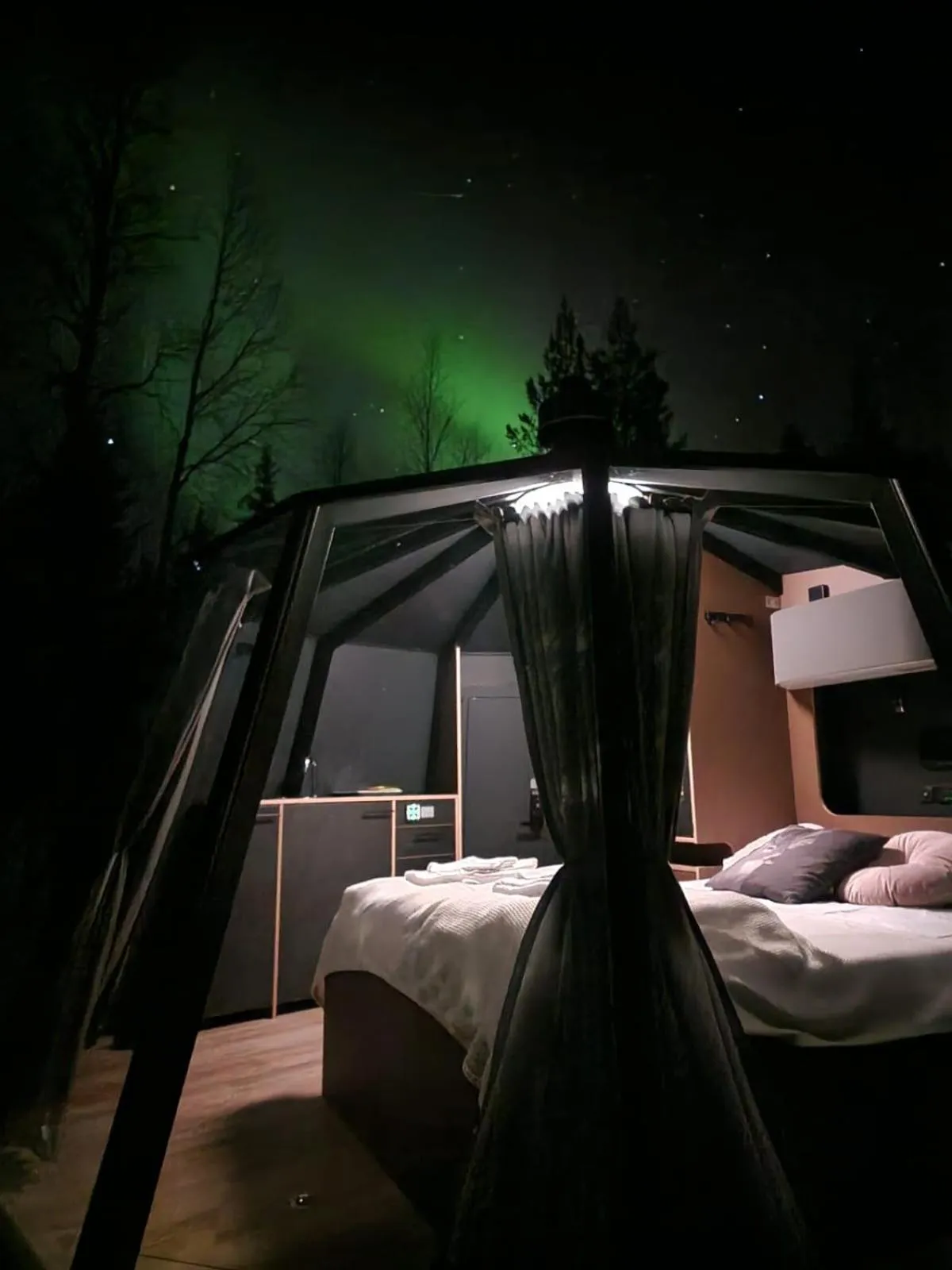 Property building, Bed in Tankavaara Gold Village