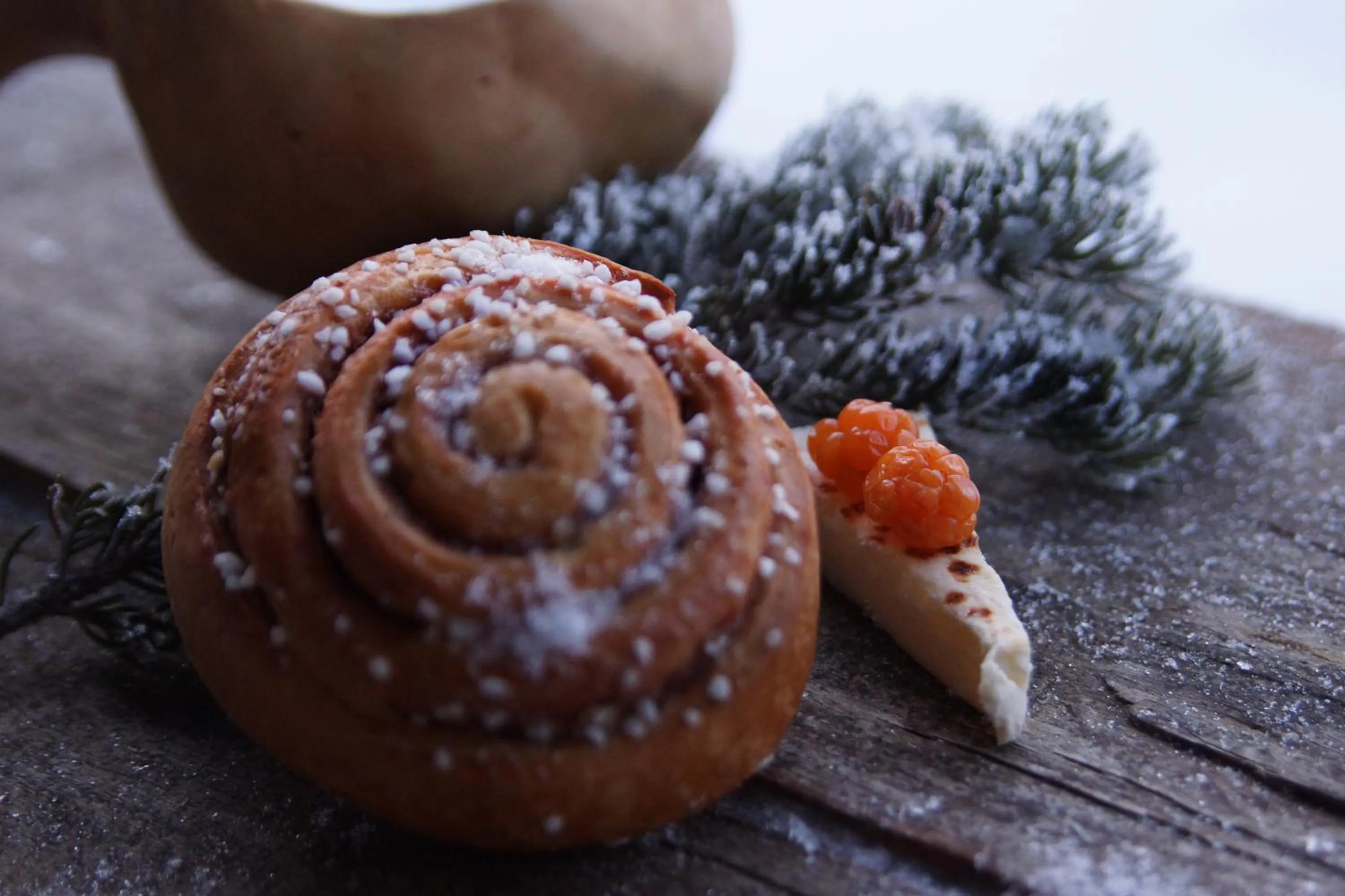 Food close-up in Tankavaara Gold Village