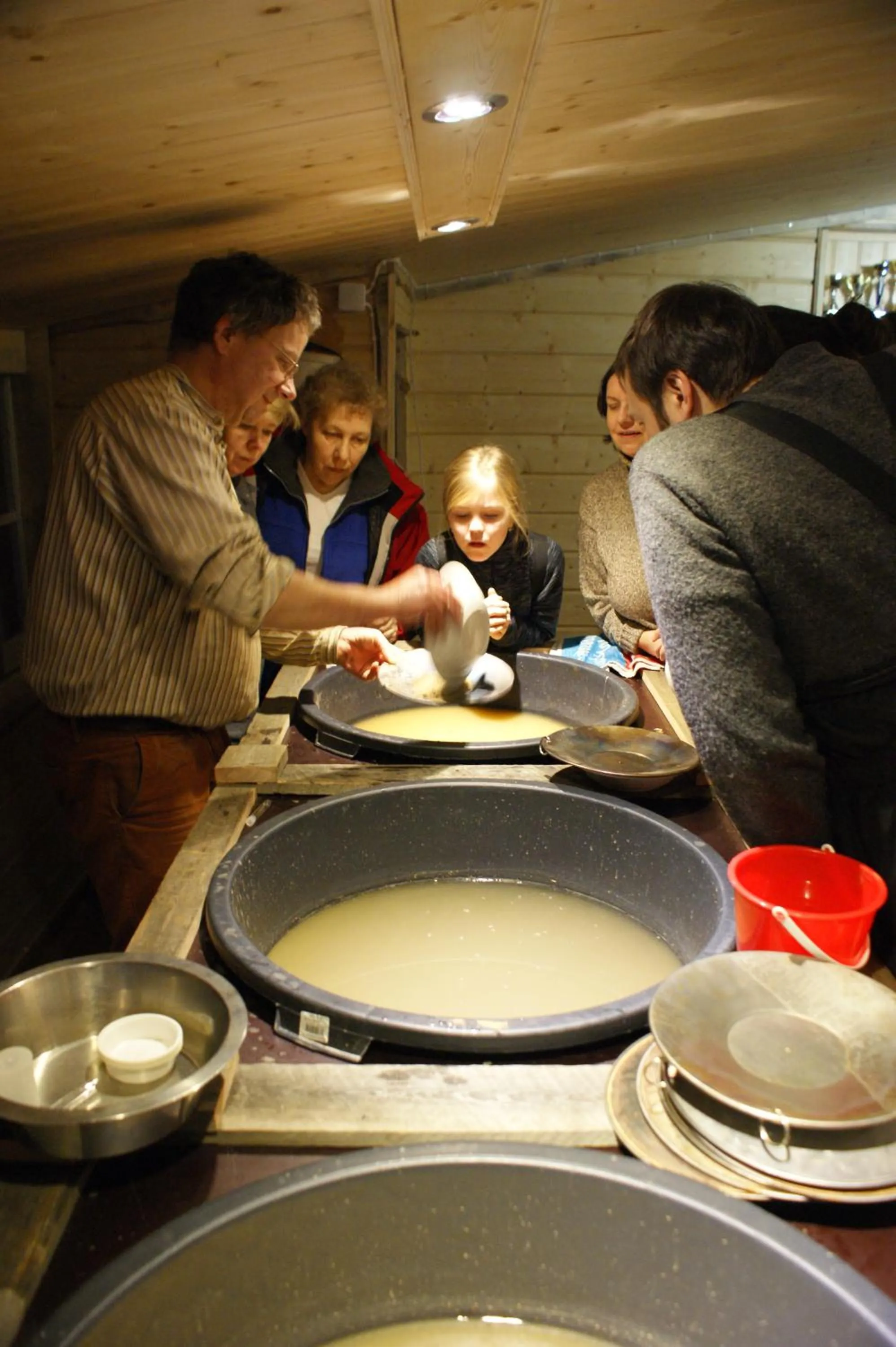 Staff in Tankavaara Gold Village