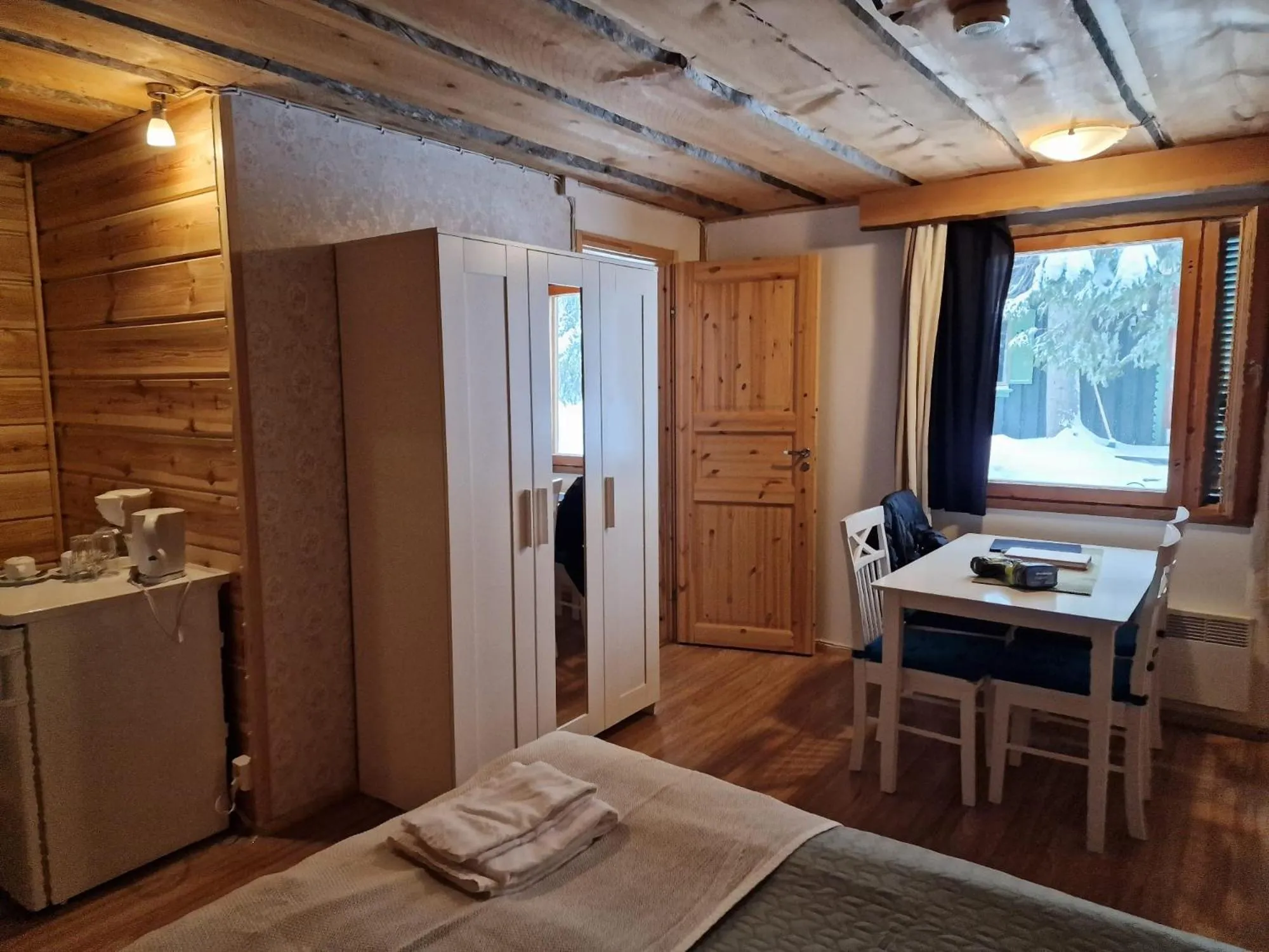 Dining area in Tankavaara Gold Village