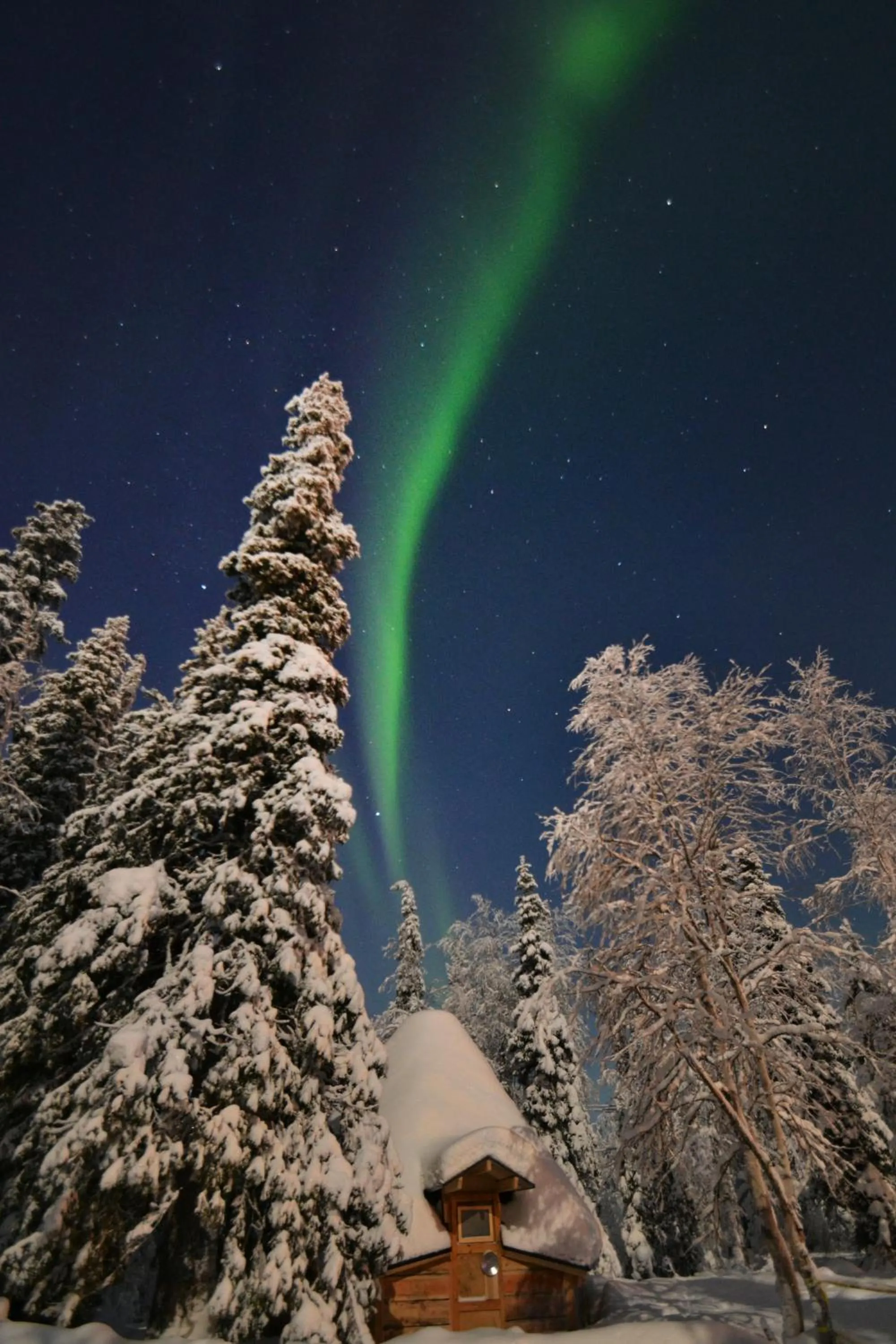 Natural landscape in Tankavaara Gold Village