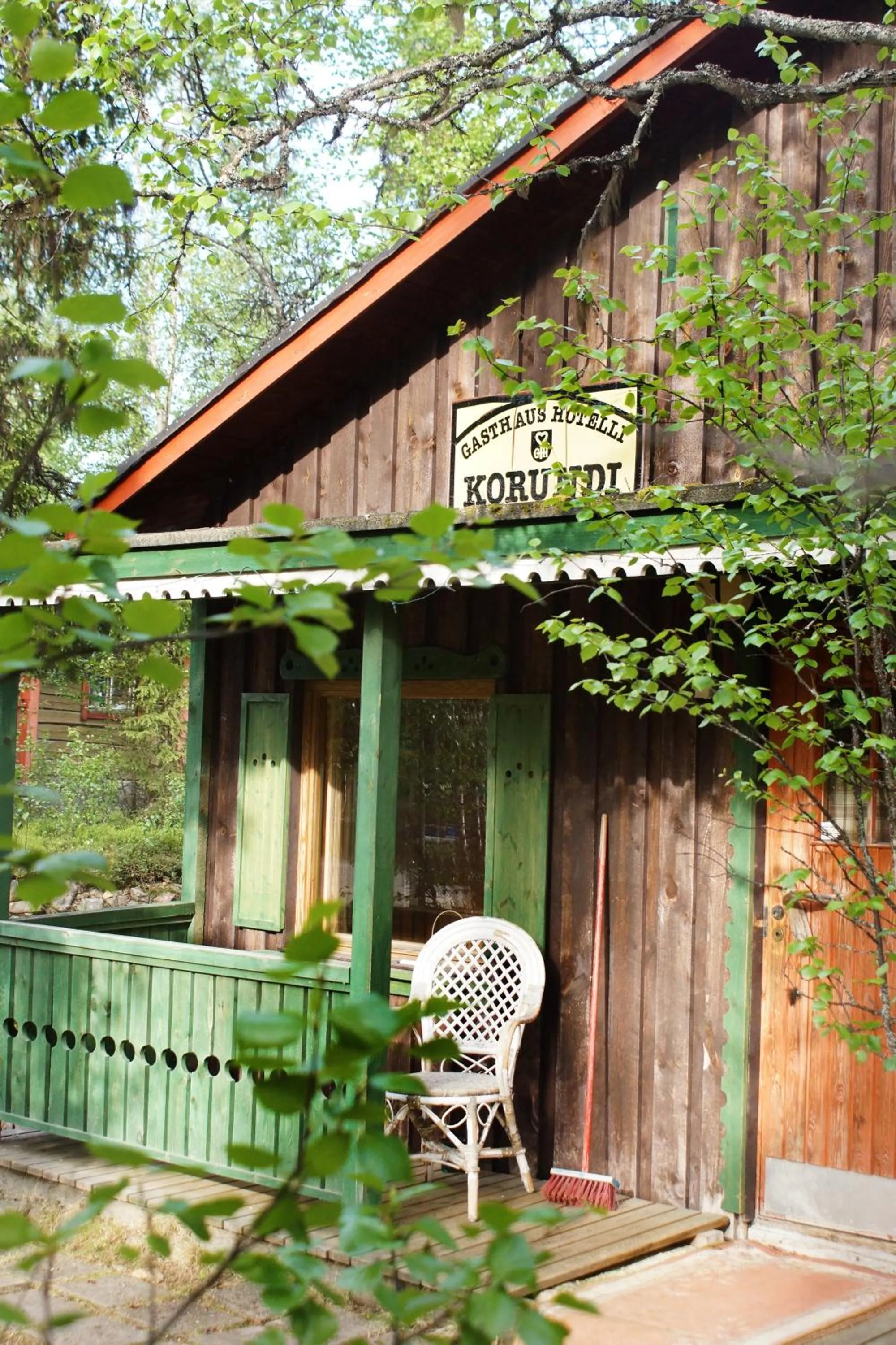 Facade/entrance in Tankavaara Gold Village