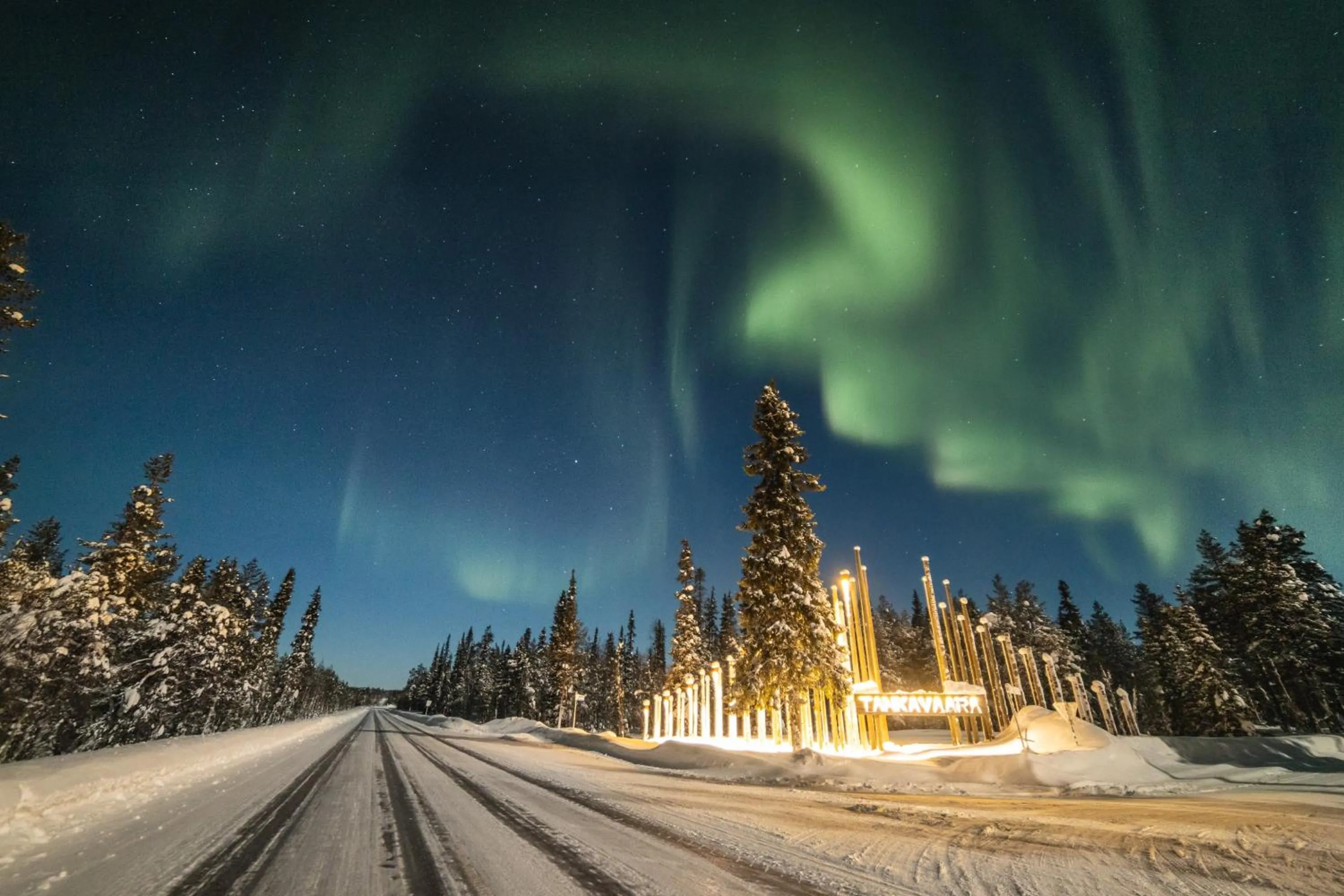 Facade/entrance in Tankavaara Gold Village