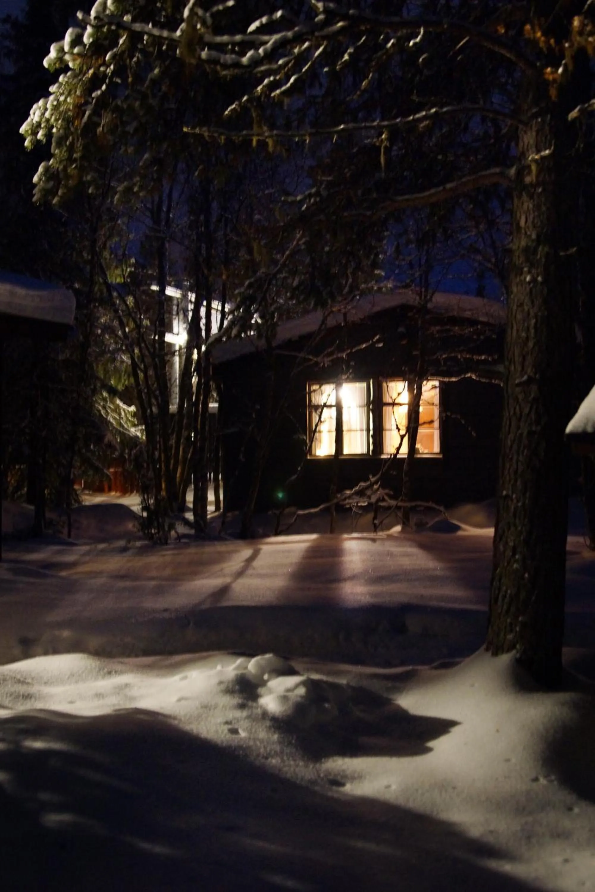 Facade/entrance in Tankavaara Gold Village
