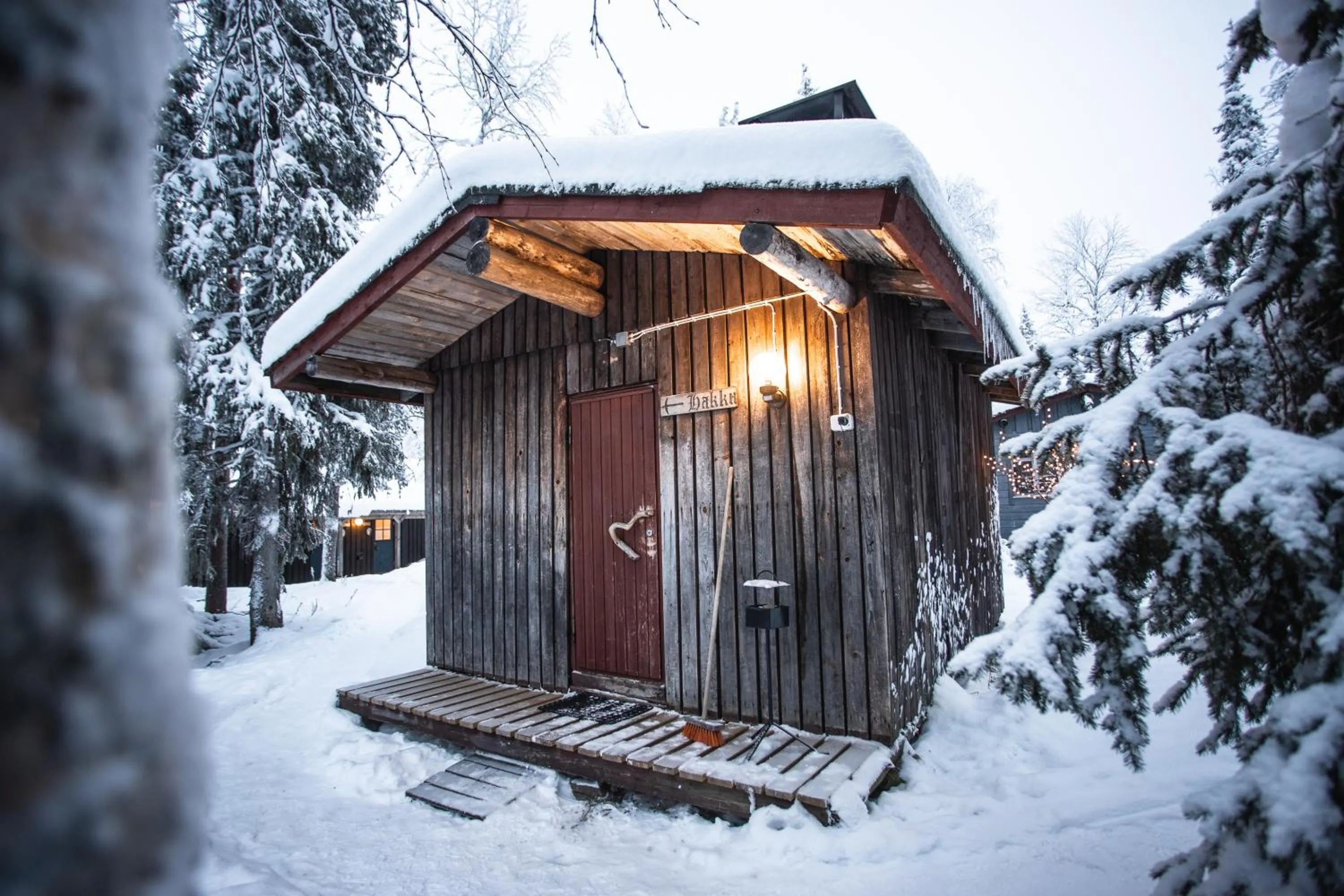 Facade/entrance in Tankavaara Gold Village