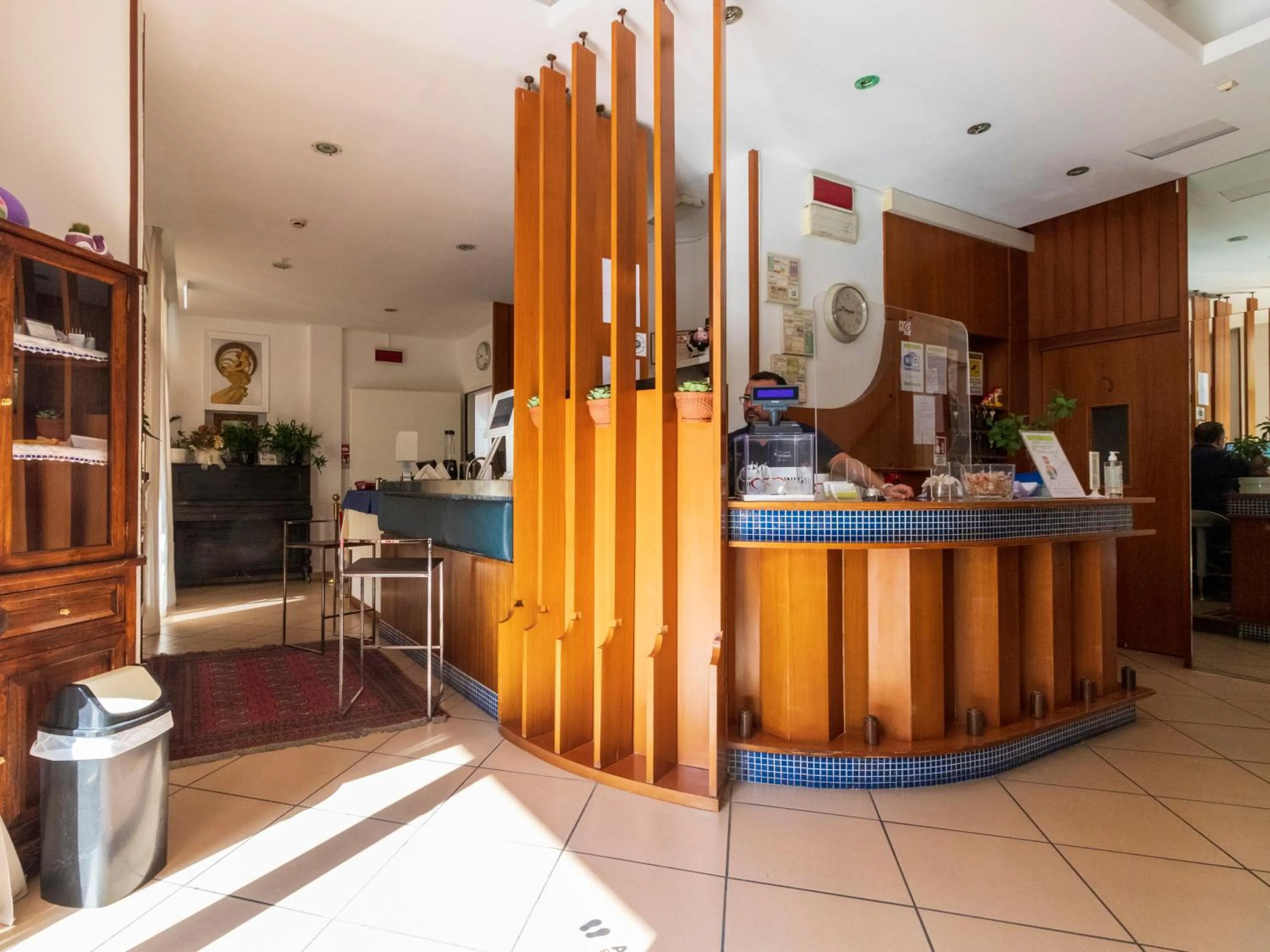 Lobby or reception in Hotel Ausonia B&B RiMiNi