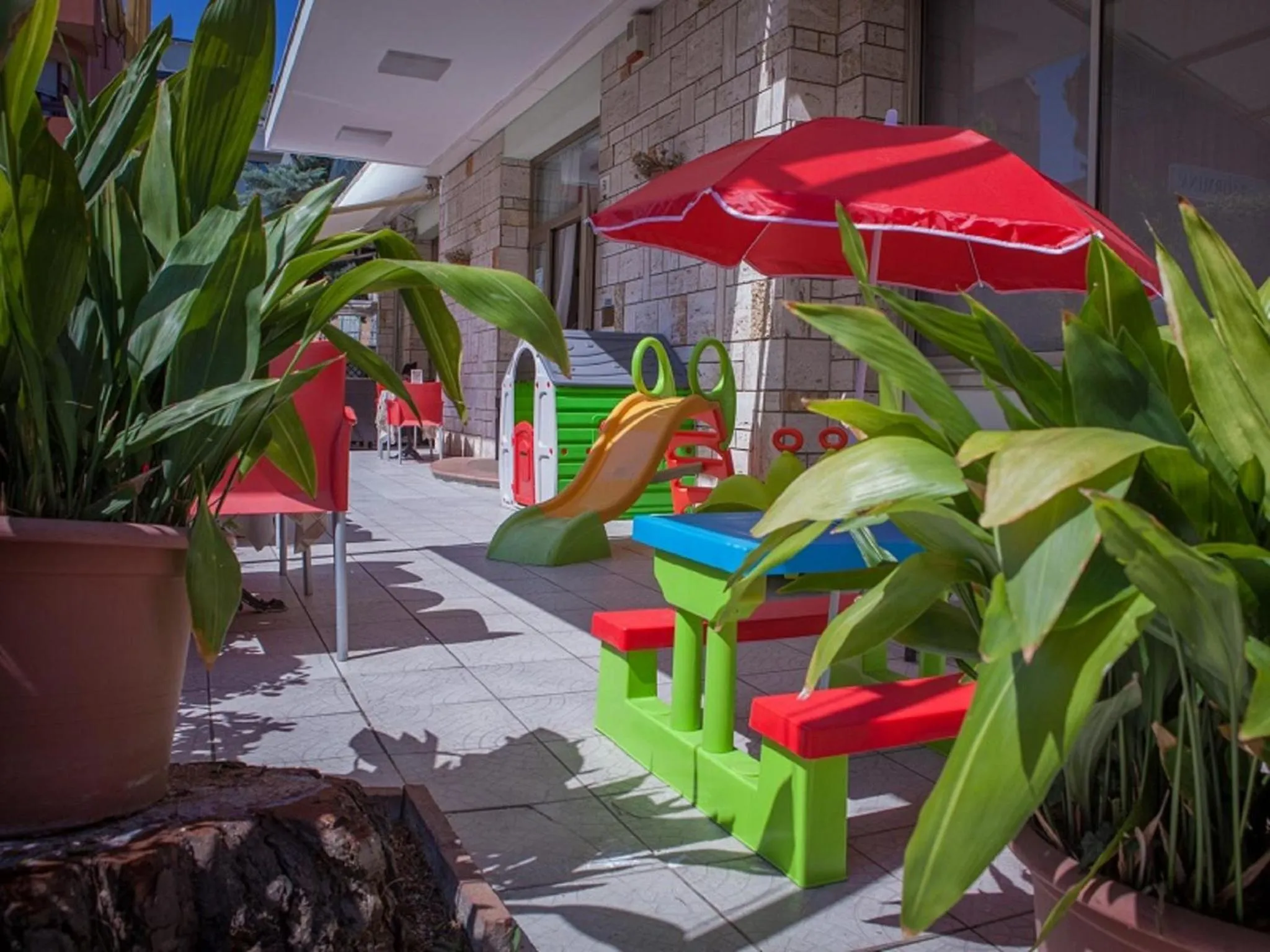 Children play ground in Hotel Ausonia B&B RiMiNi