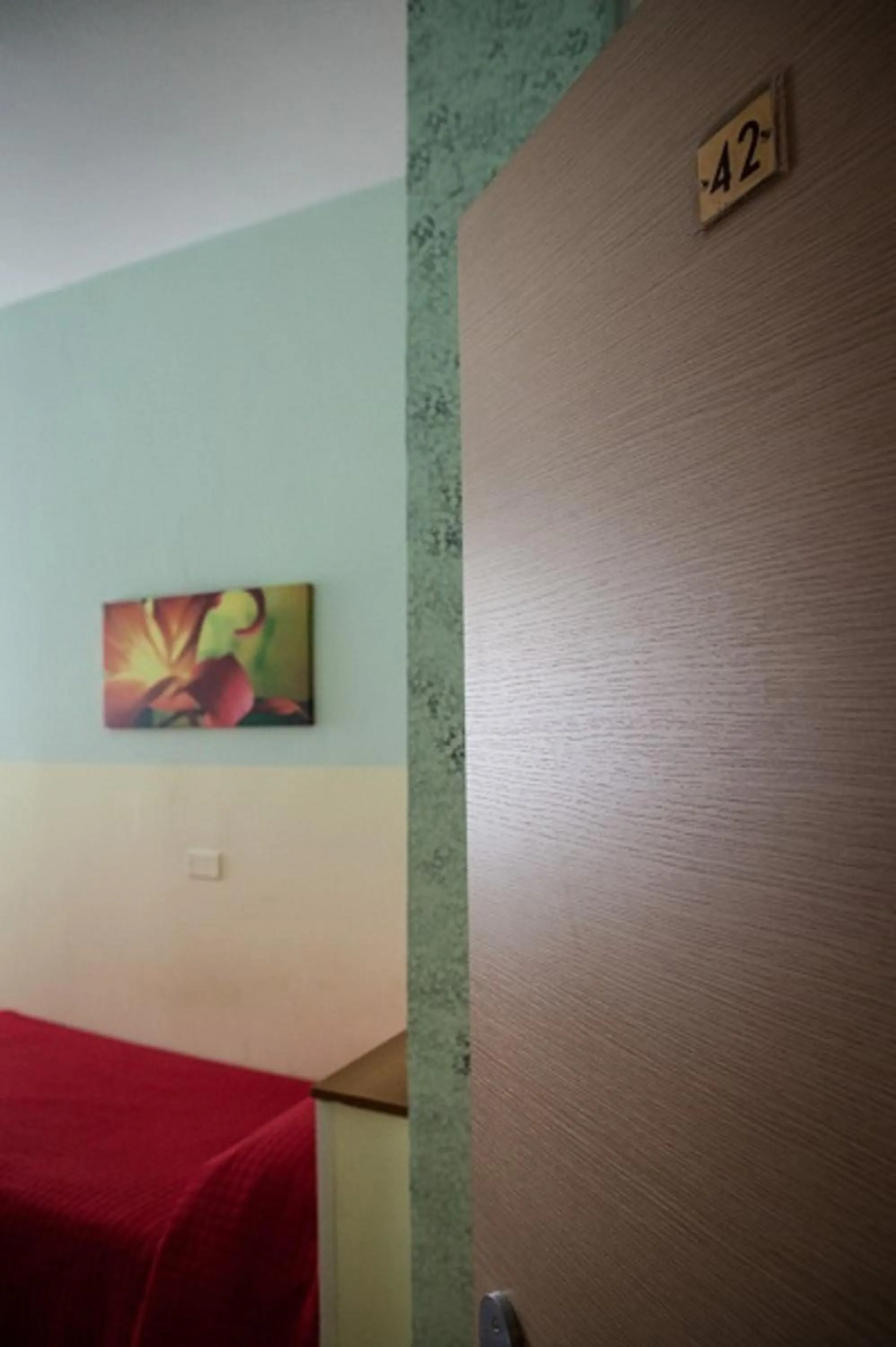 Photo of the whole room, Bed in Hotel Ausonia B&B RiMiNi