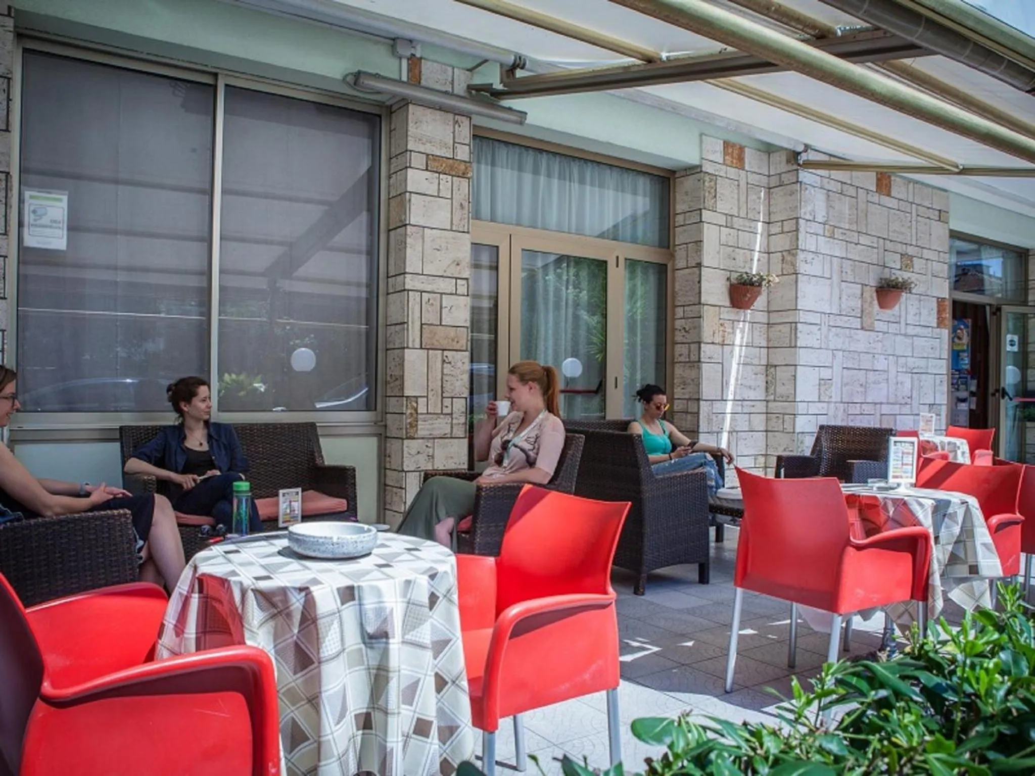 Garden in Hotel Ausonia B&B RiMiNi