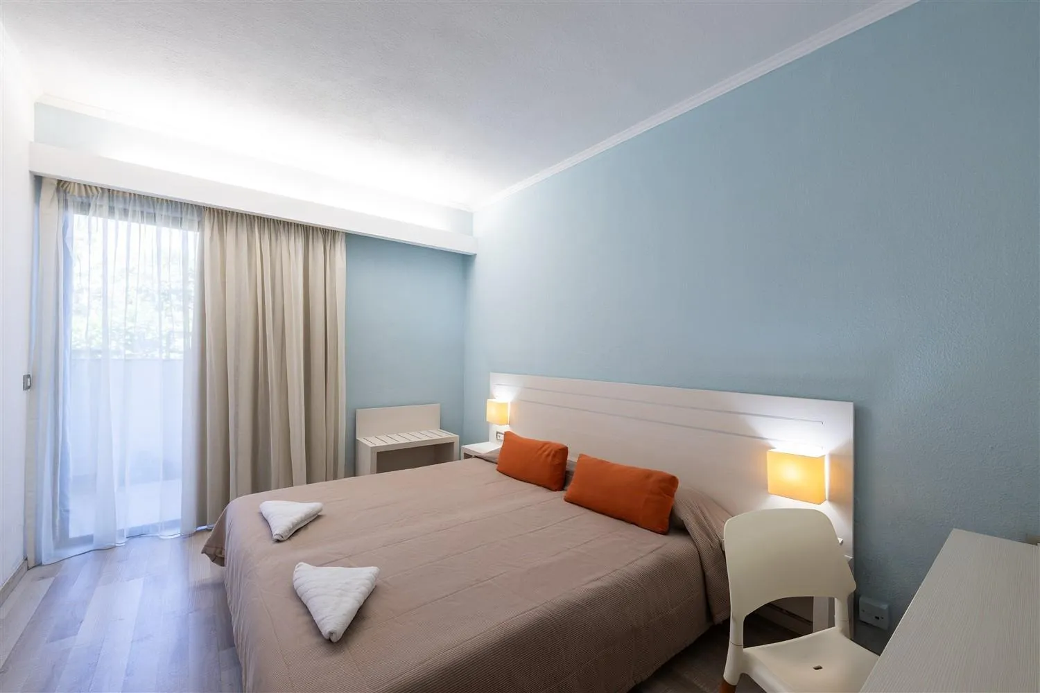 Bedroom, Bed in Terinikos Sunny Garden Hotel & Junior Suites New Renovation 2025