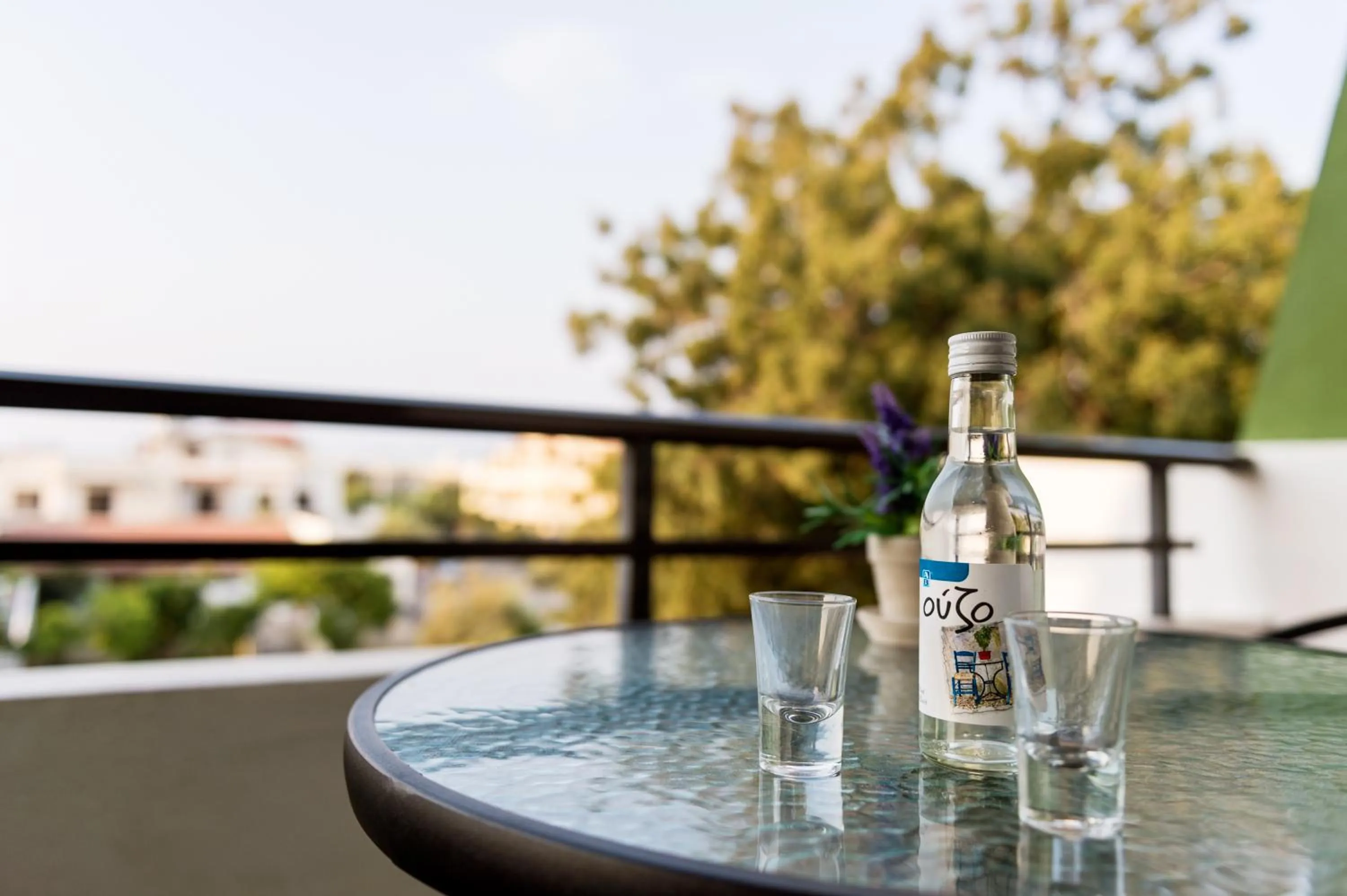 Balcony/Terrace in Terinikos Sunny Garden Hotel & Junior Suites New Renovation 2025