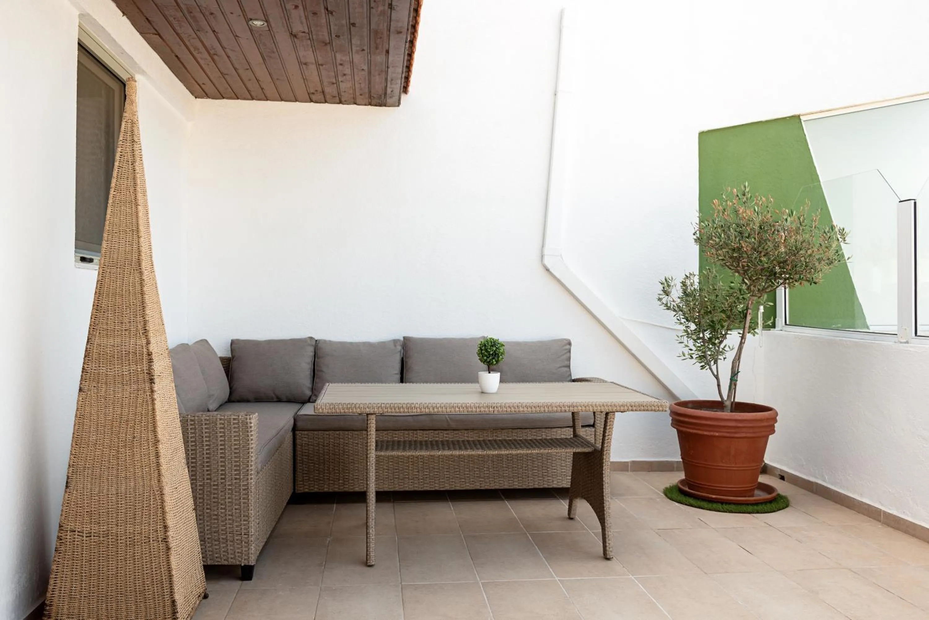 Balcony/Terrace in Terinikos Sunny Garden Hotel & Junior Suites New Renovation 2025