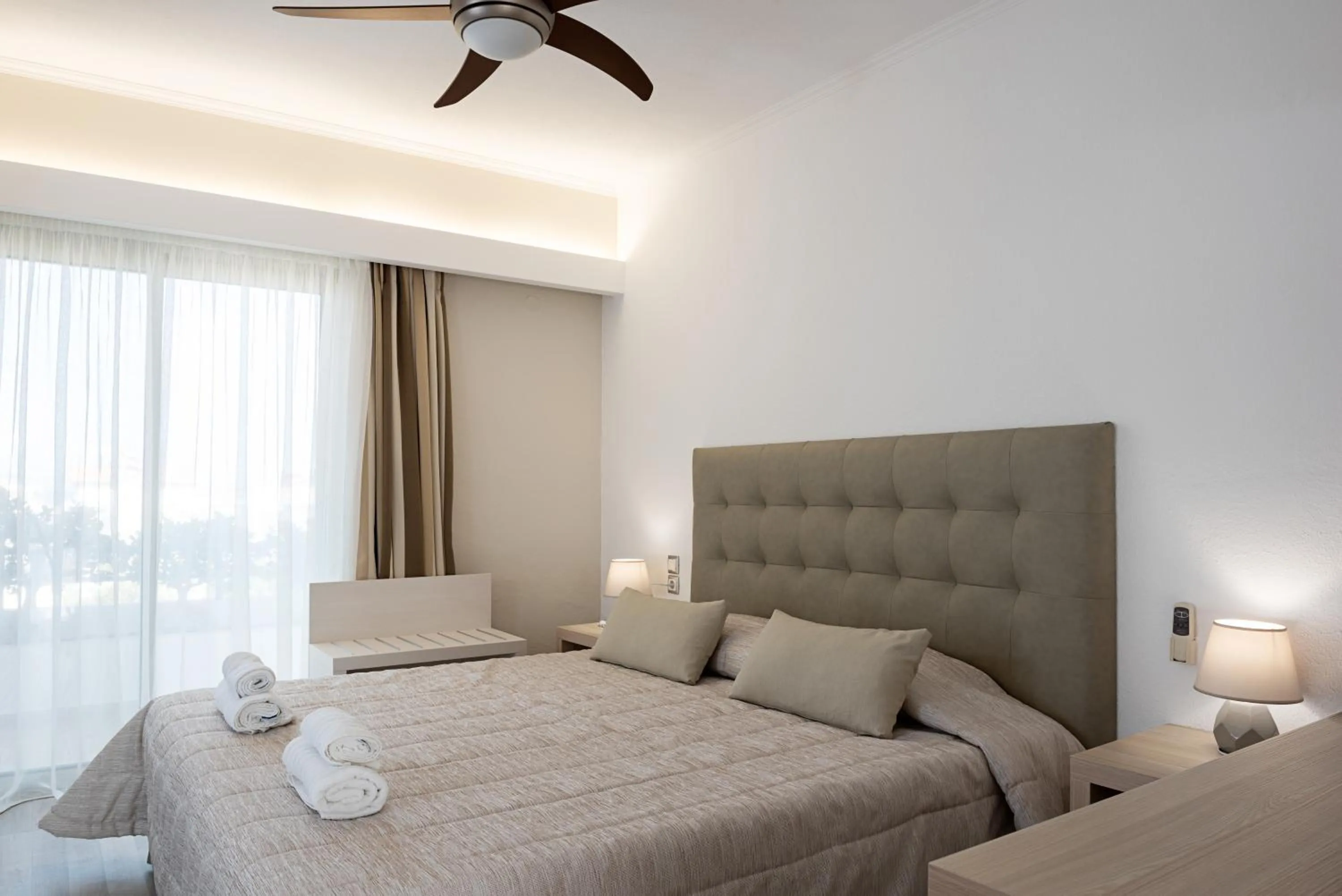 Bed in Terinikos Sunny Garden Hotel & Junior Suites New Renovation 2025