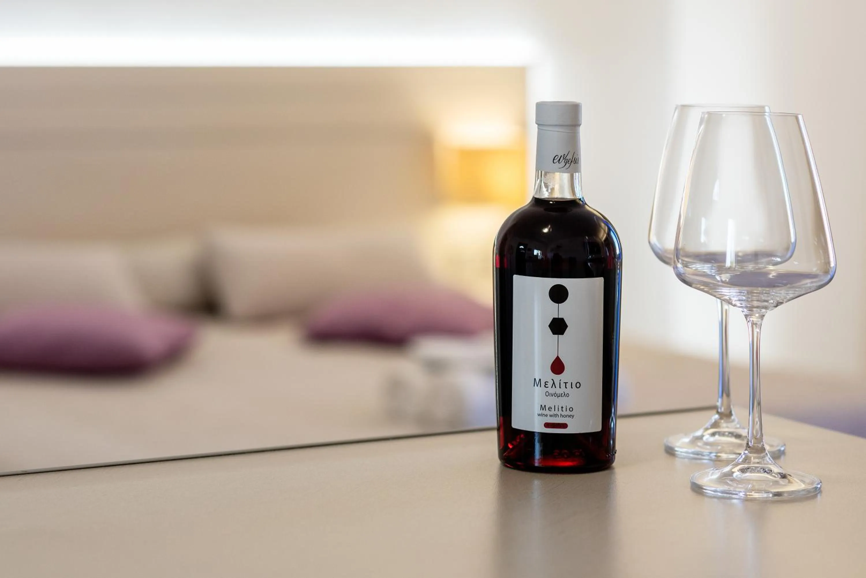 Decorative detail, Bed in Terinikos Sunny Garden Hotel & Junior Suites New Renovation 2025