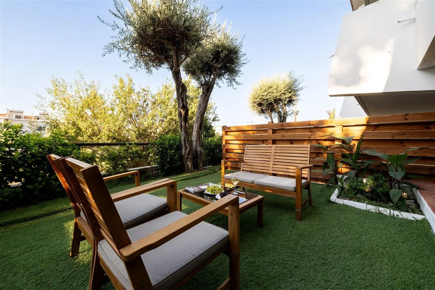 Patio in Terinikos Sunny Garden Hotel & Junior Suites New Renovation 2025
