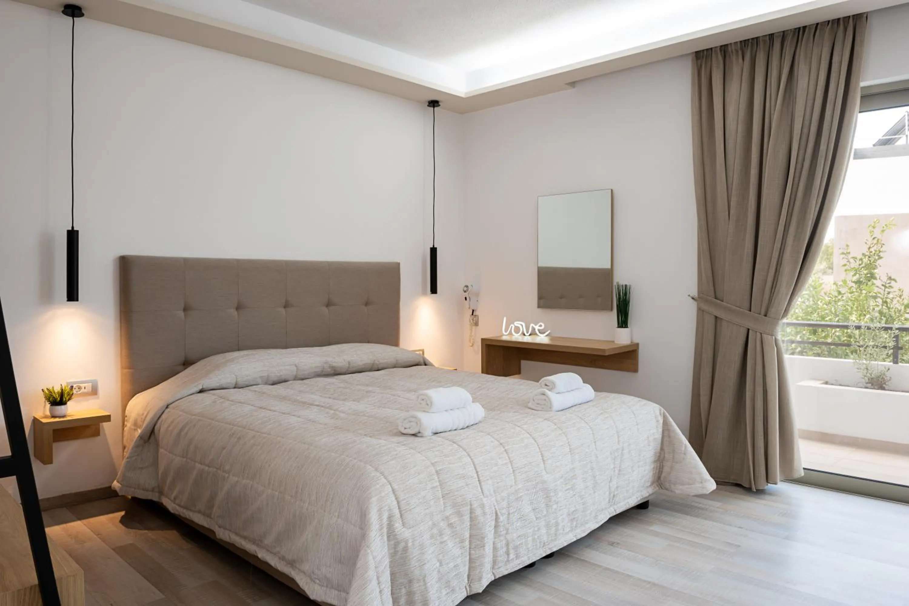 Bed in Terinikos Sunny Garden Hotel & Junior Suites New Renovation 2025