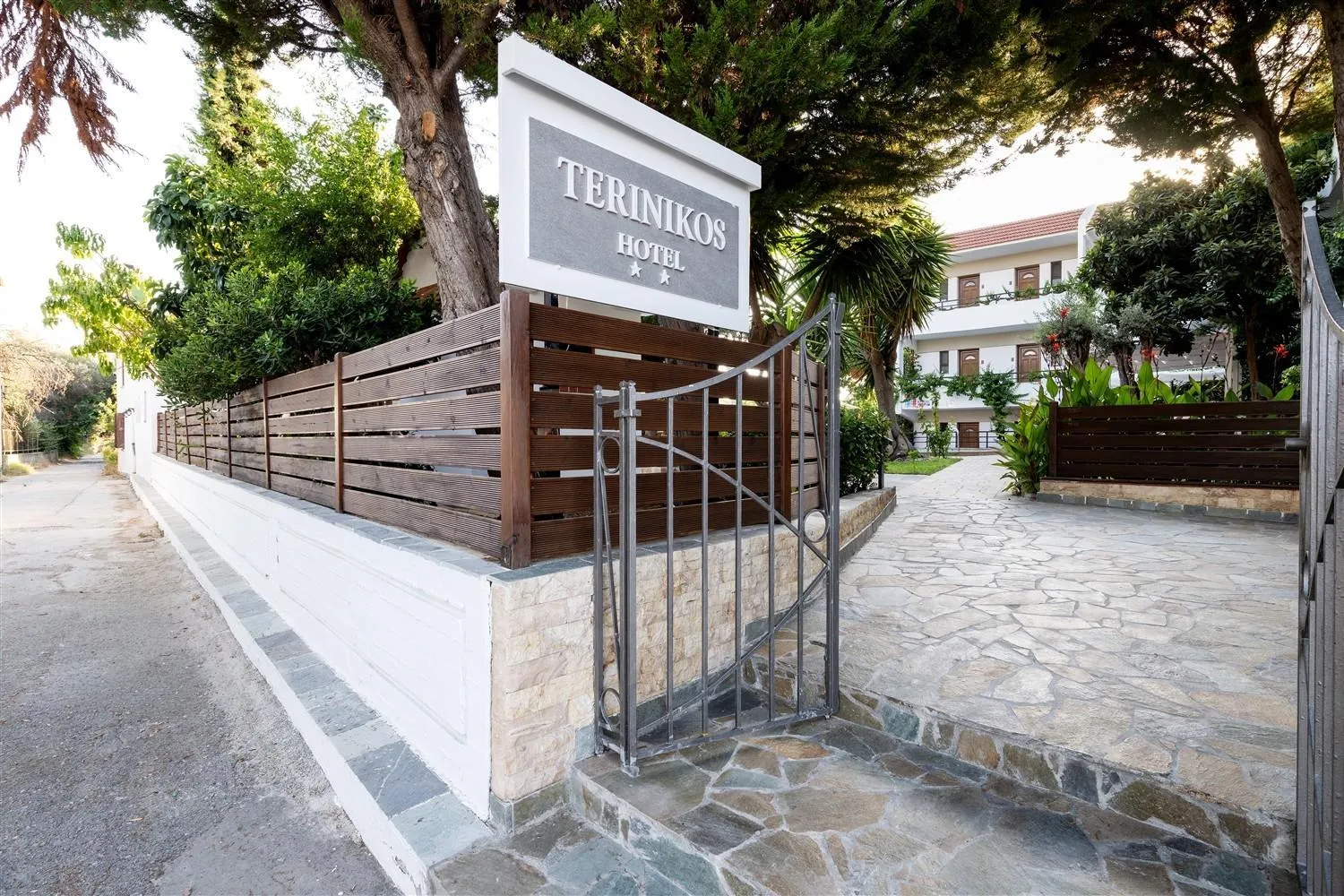 Facade/entrance in Terinikos Sunny Garden Hotel & Junior Suites New Renovation 2025