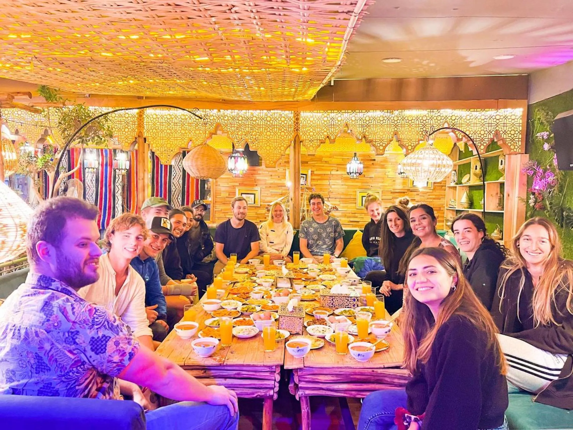 Dining area in Riad Verus